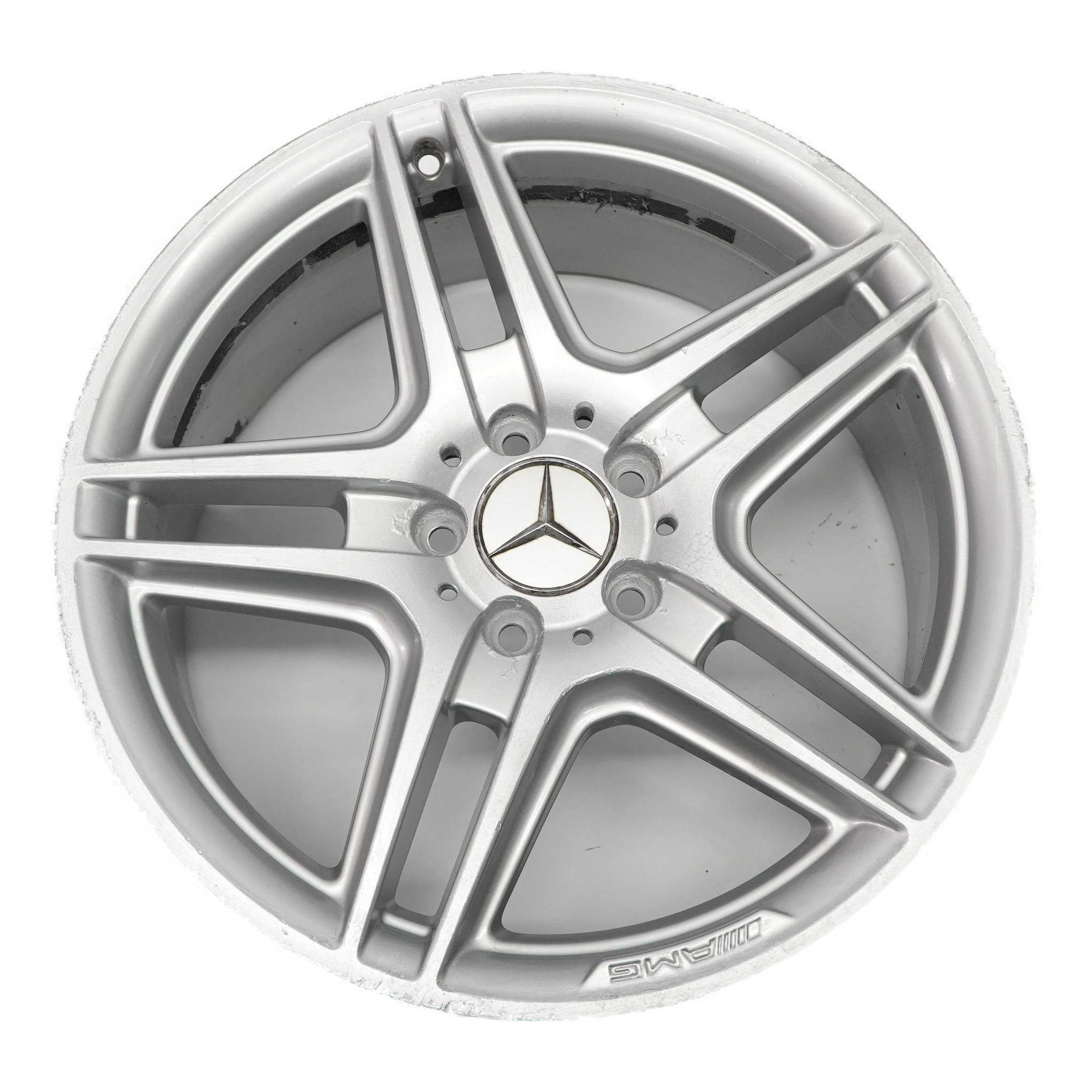 Mercedes W204 AMG Vorderseite Silber Felge 18" ET:50 8J A2044014102