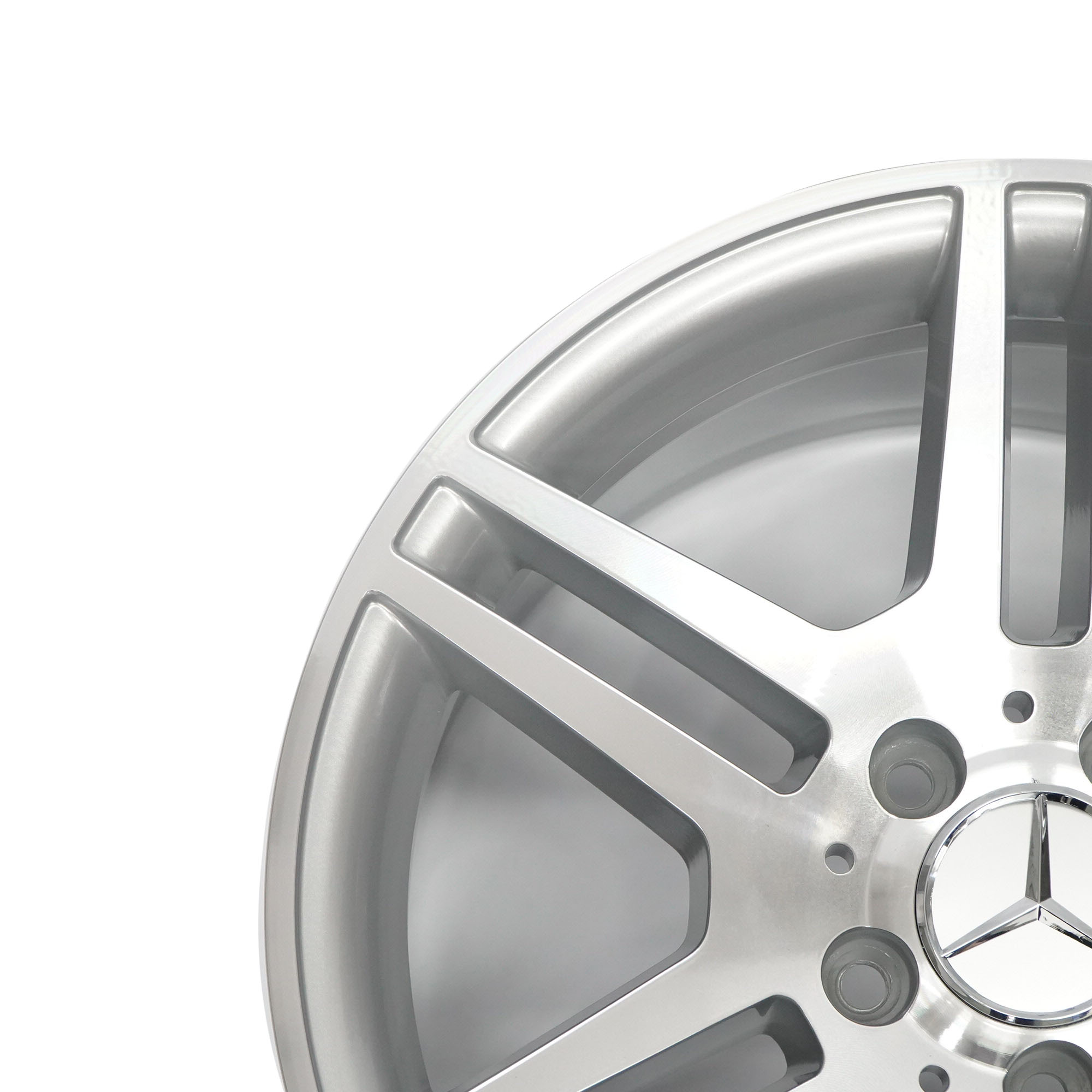 Mercedes W204 AMG 6 Double-Spoke Alloy Wheel Rim 17" ET:58 8,5J A2044014602