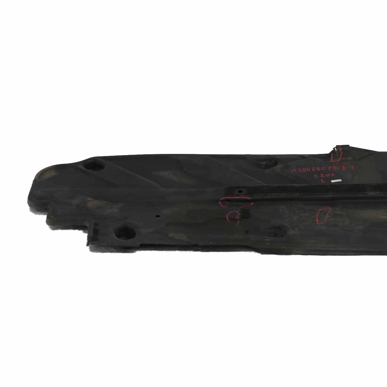 Mercedes W204 Underfloor Panel Left N/S Underride Underbody Shield A2046807808