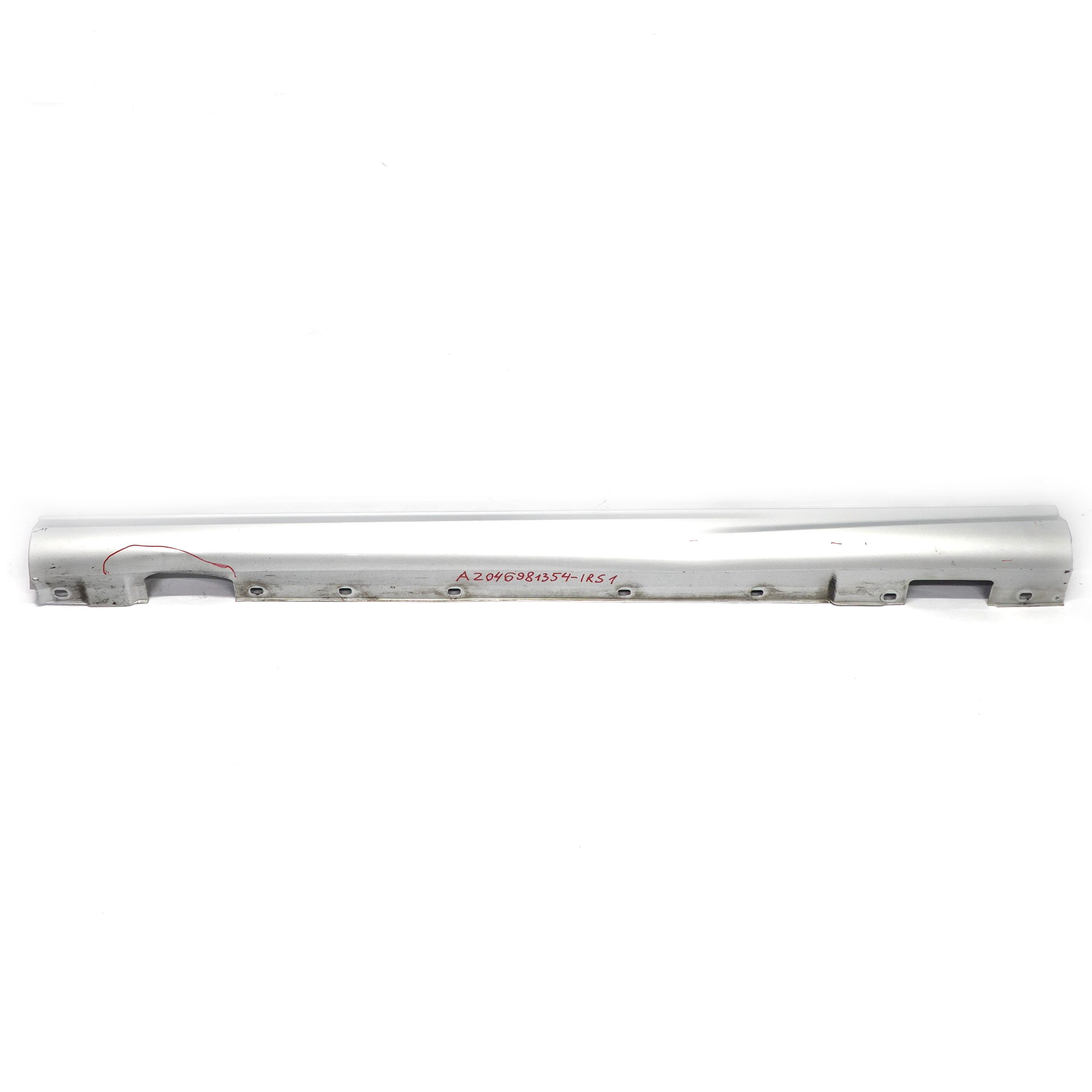 Mercedes W204 Side Skirt Door Sill Cover Left N/S Iridium Silver Metallic - 775