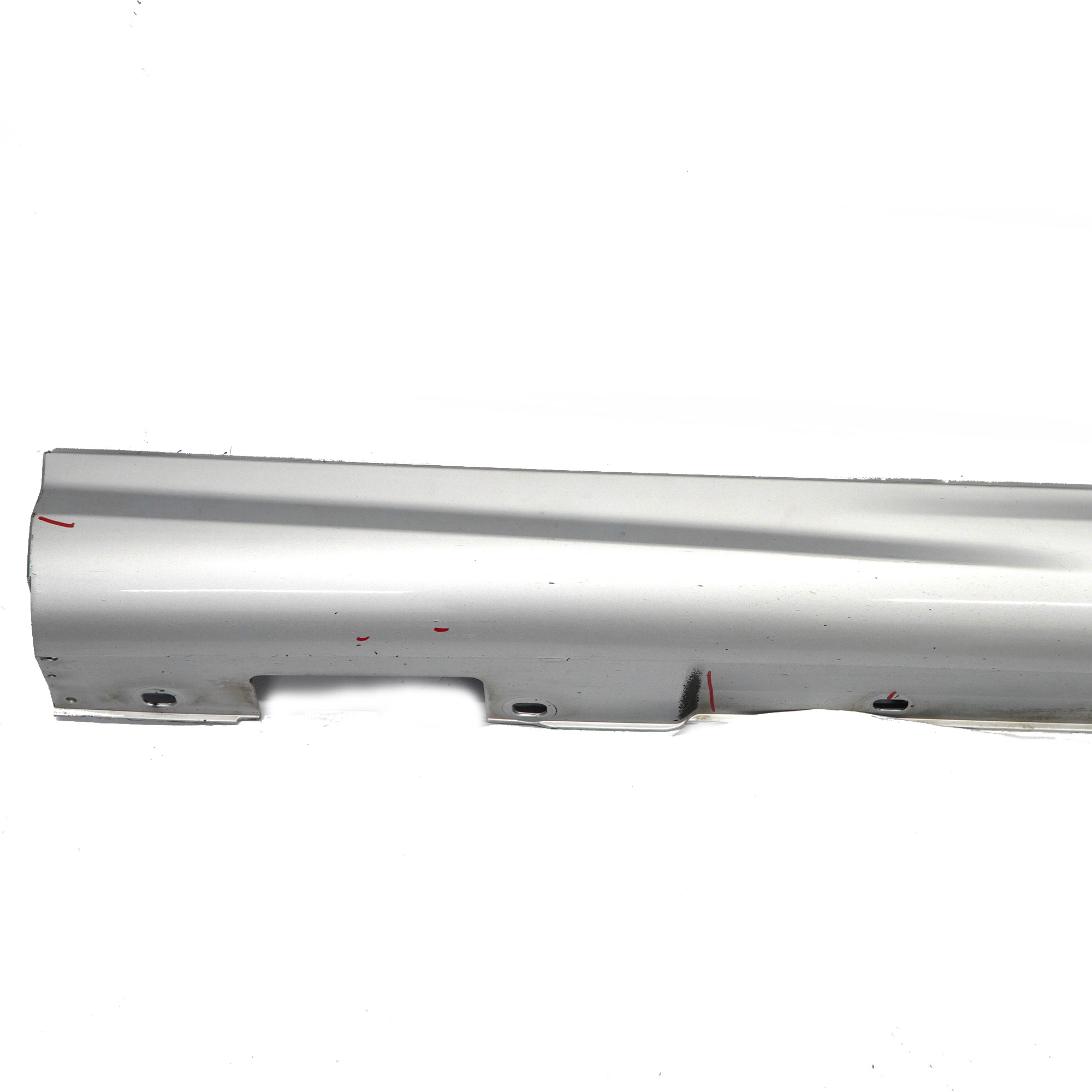 Mercedes W204 Side Skirt Door Sill Cover Right O/S Iridium Silver Metallic - 775