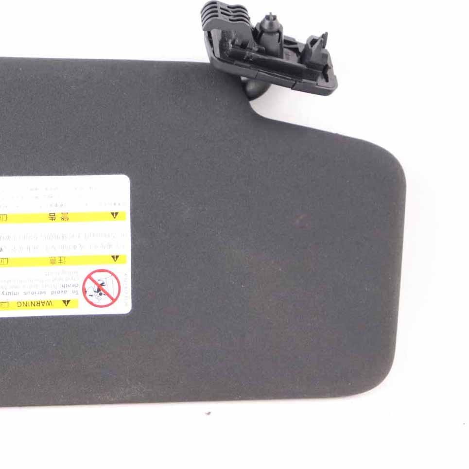 Mercedes W204 Links Sonnenblende Abdeckung Trim Panel Schwarz A2048104510