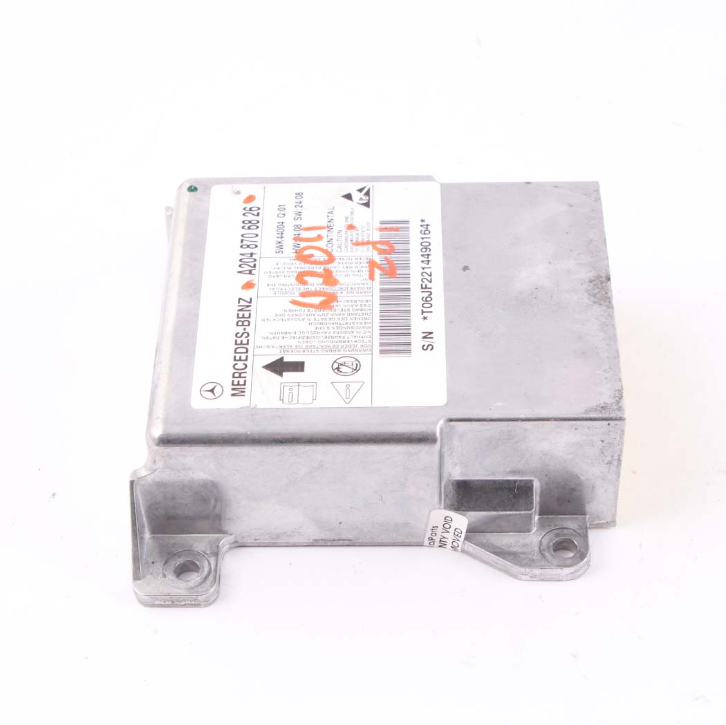 Mercedes W204 ECU Steuergerät Sensor Modul Airbag A2048706826