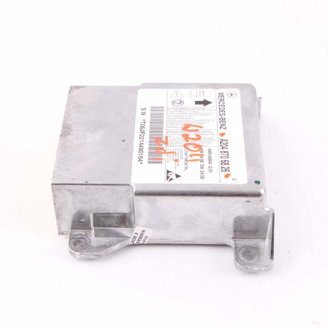 Mercedes W204 ECU Steuergerät Sensor Modul Airbag A2048706826