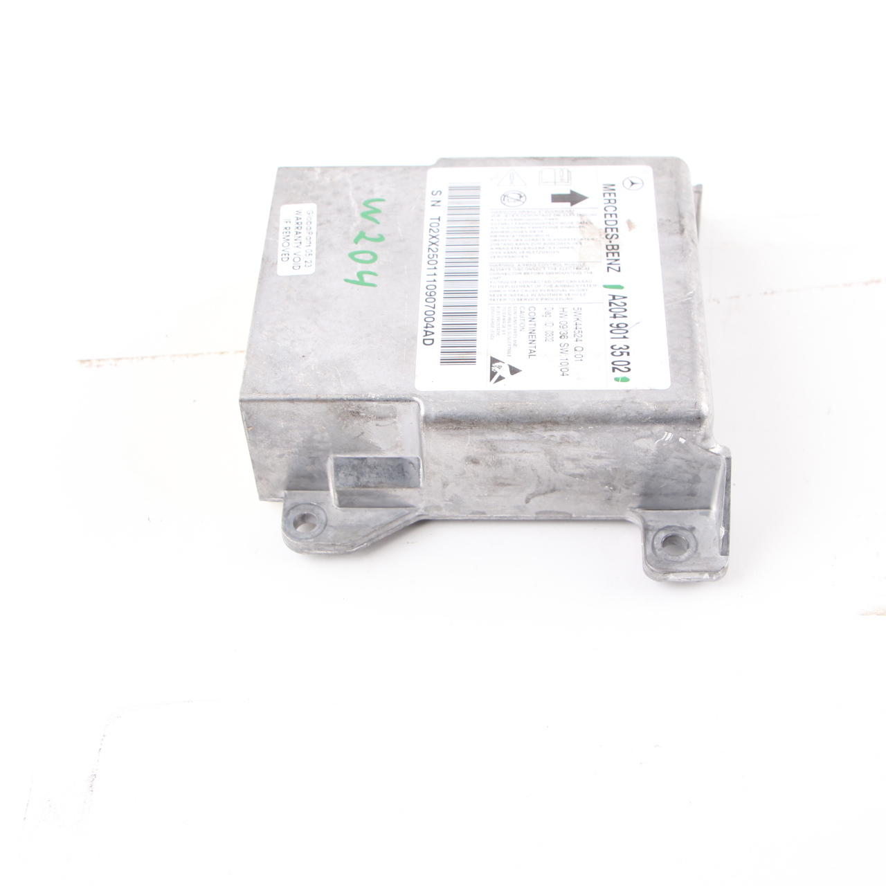 Mercedes W204 S204 Sicherheitsmodul SRS-Steuergerät ECU Modul A2049013502