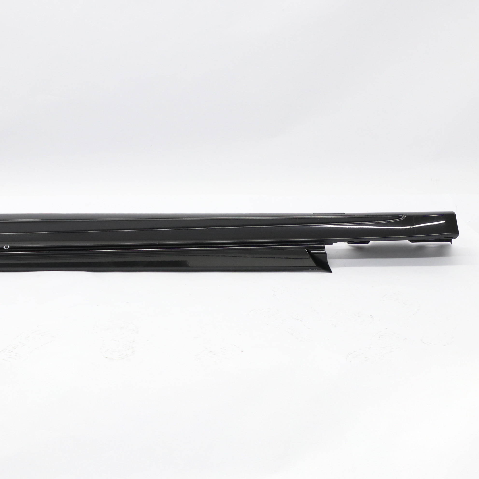 Mercedes W205 Side Skirt Left N/S Door Sill Cover Obsidian Black Metallic - 197