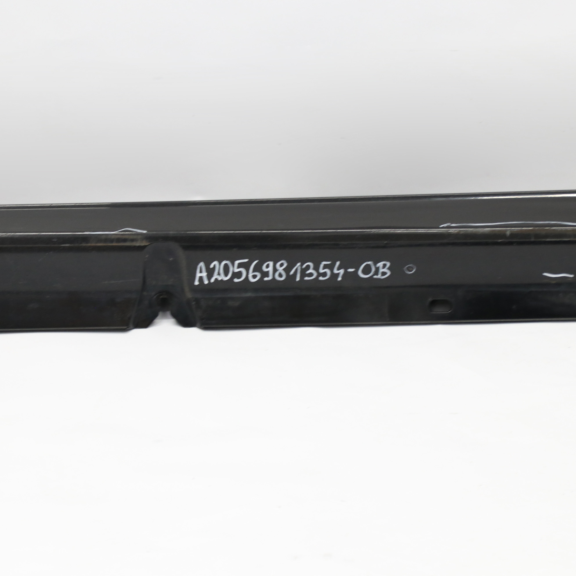 Mercedes W205 Side Skirt Left N/S Door Sill Cover Obsidian Black Metallic - 197