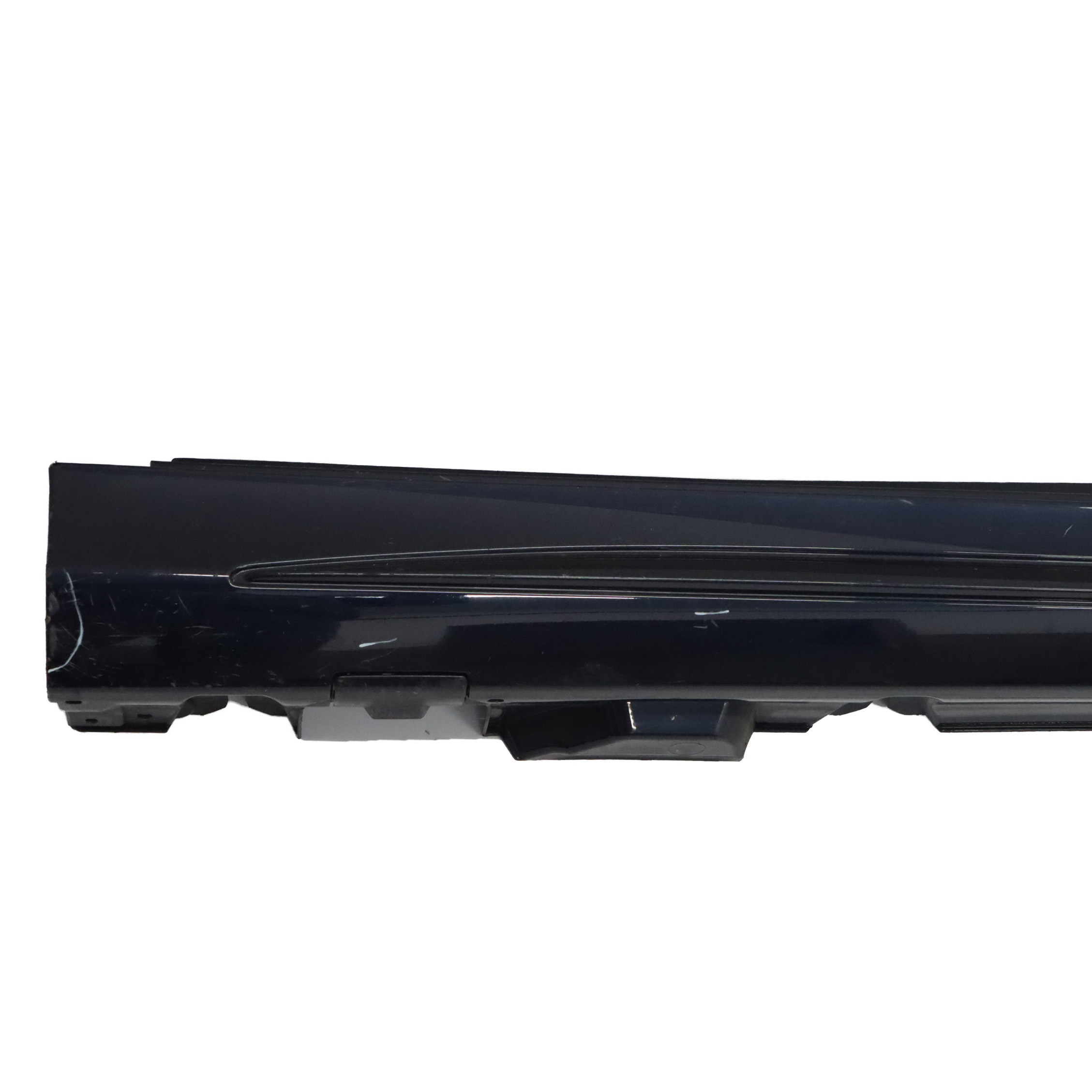 Mercedes W205 Side Skirt Right O/S Door Sill Cover Cavansite Blue Metallic - 890