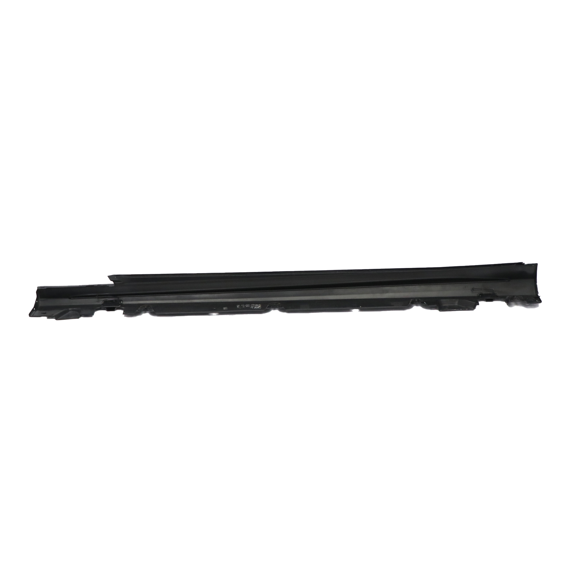 Mercedes W205 Side Skirt Right O/S Door Sill Cover Obsidian Black Metallic - 197