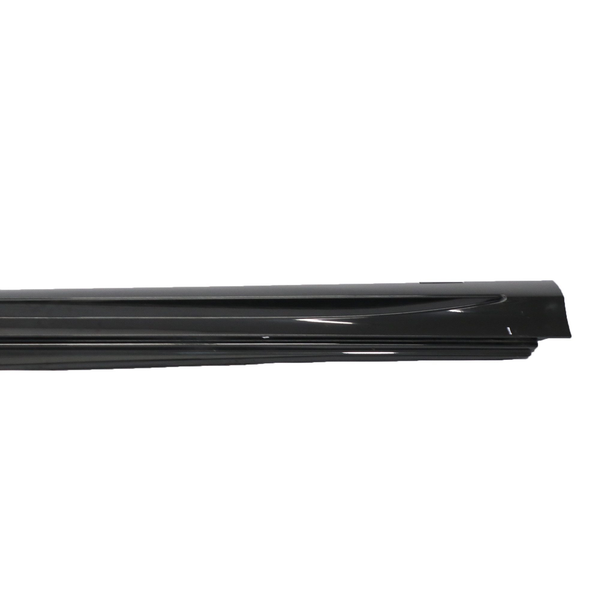 Mercedes W205 Side Skirt Right O/S Door Sill Cover Obsidian Black Metallic - 197