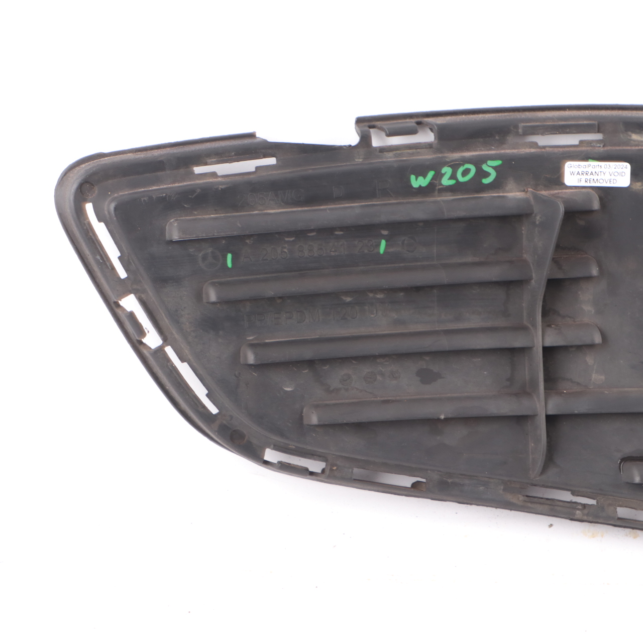 Mercedes W205 Front Bumper Right O/S Lower Cover AMG Package A2058854123