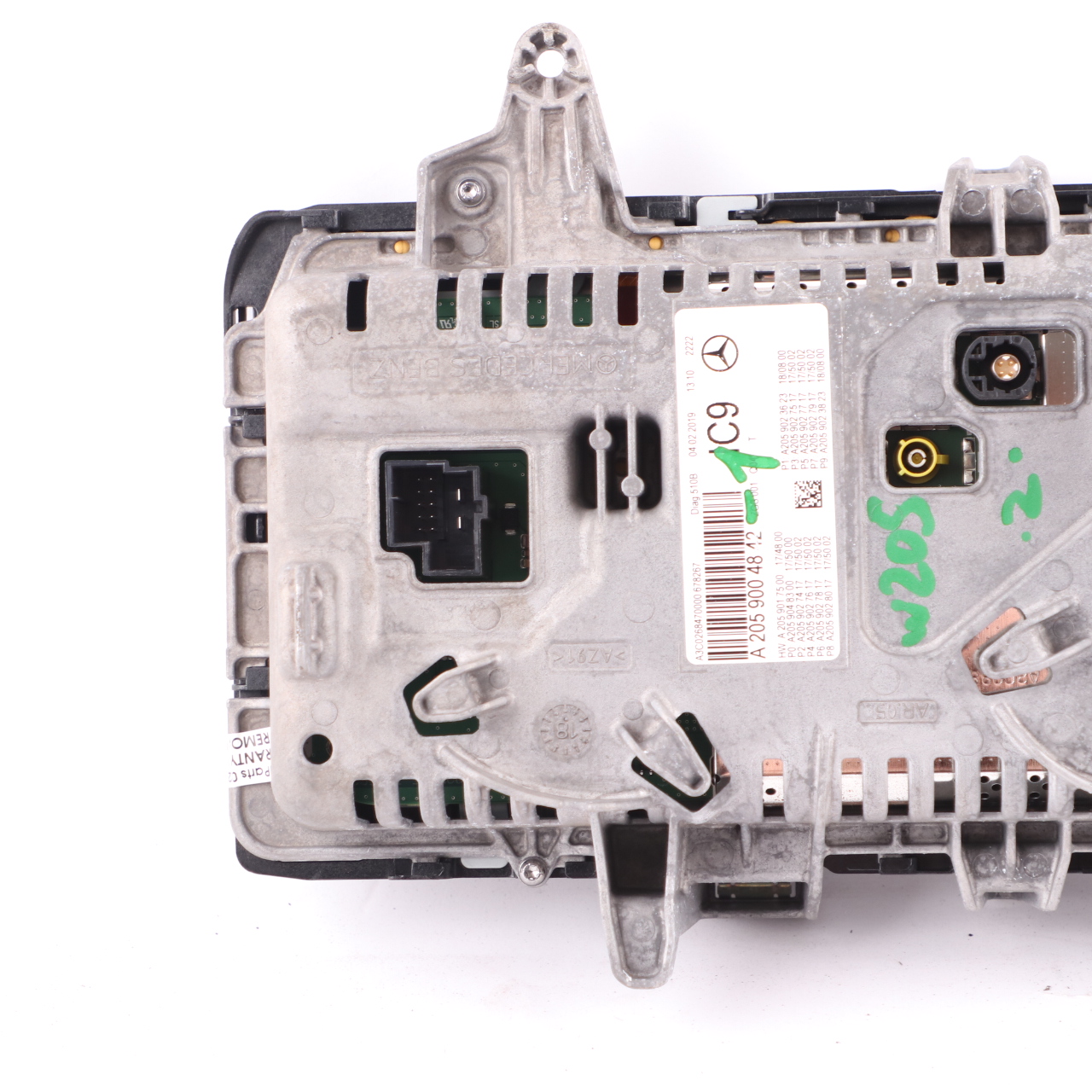 Mercedes W205 Display Kombi Instrument Tachoanzeige A2059004842