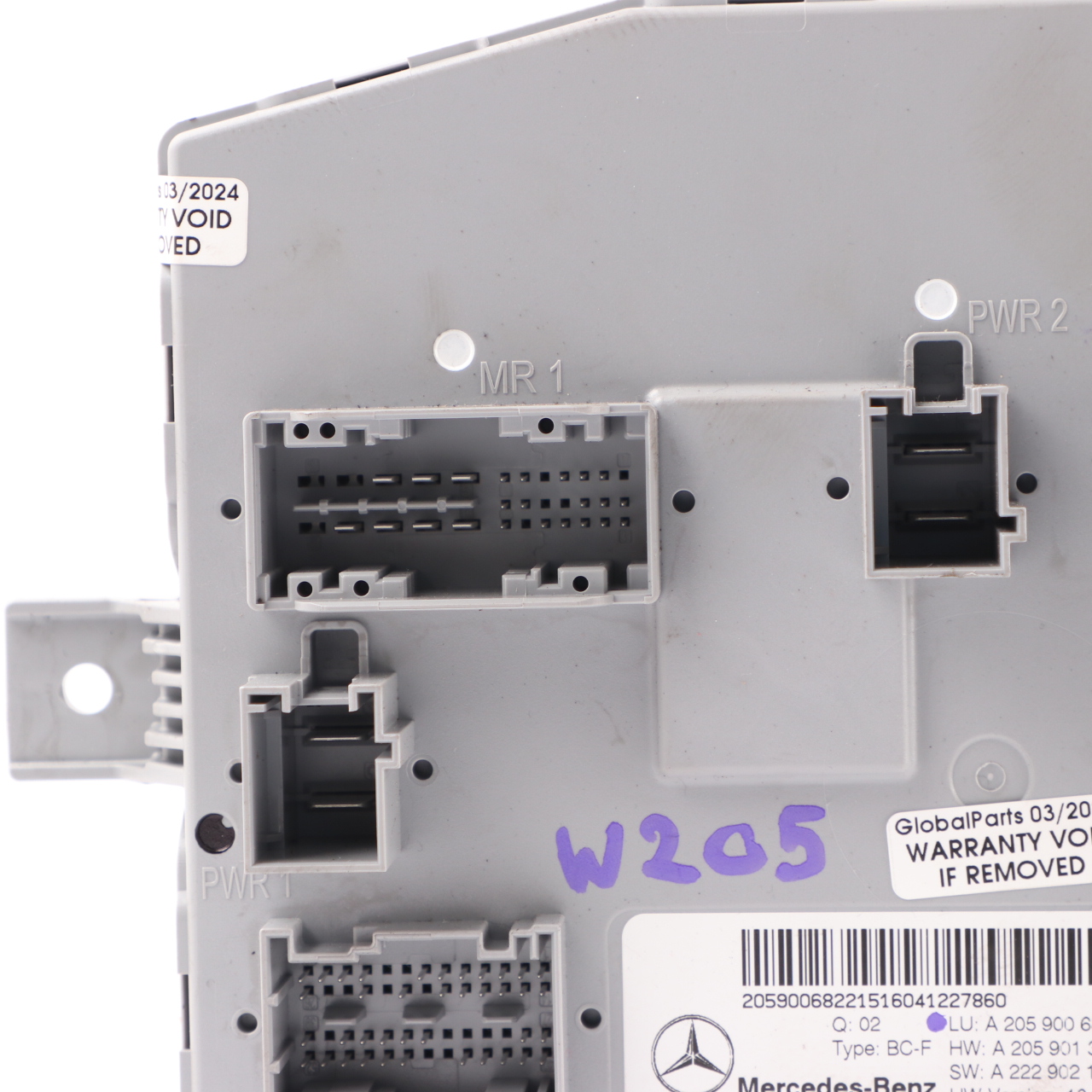 Modul Mercedes W205 Relais Karosserie steuerung smodul SAM BCM A2059006822