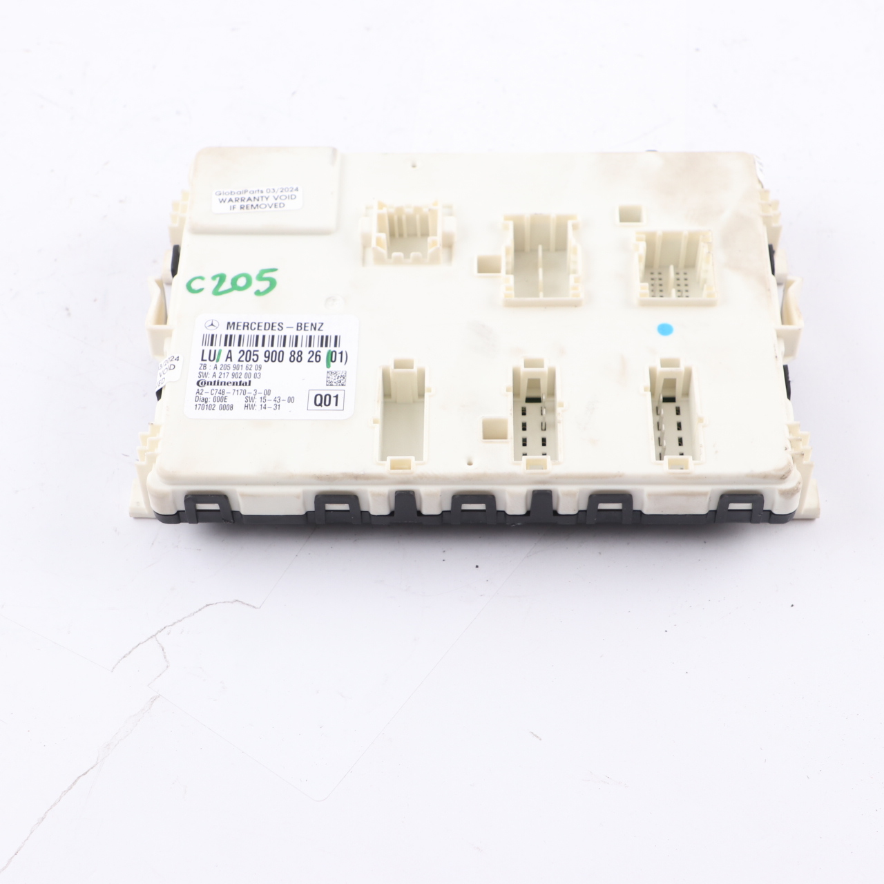 Mercedes C205 SAM Modul Heck Komfort Steuergerät ECU A2059008826