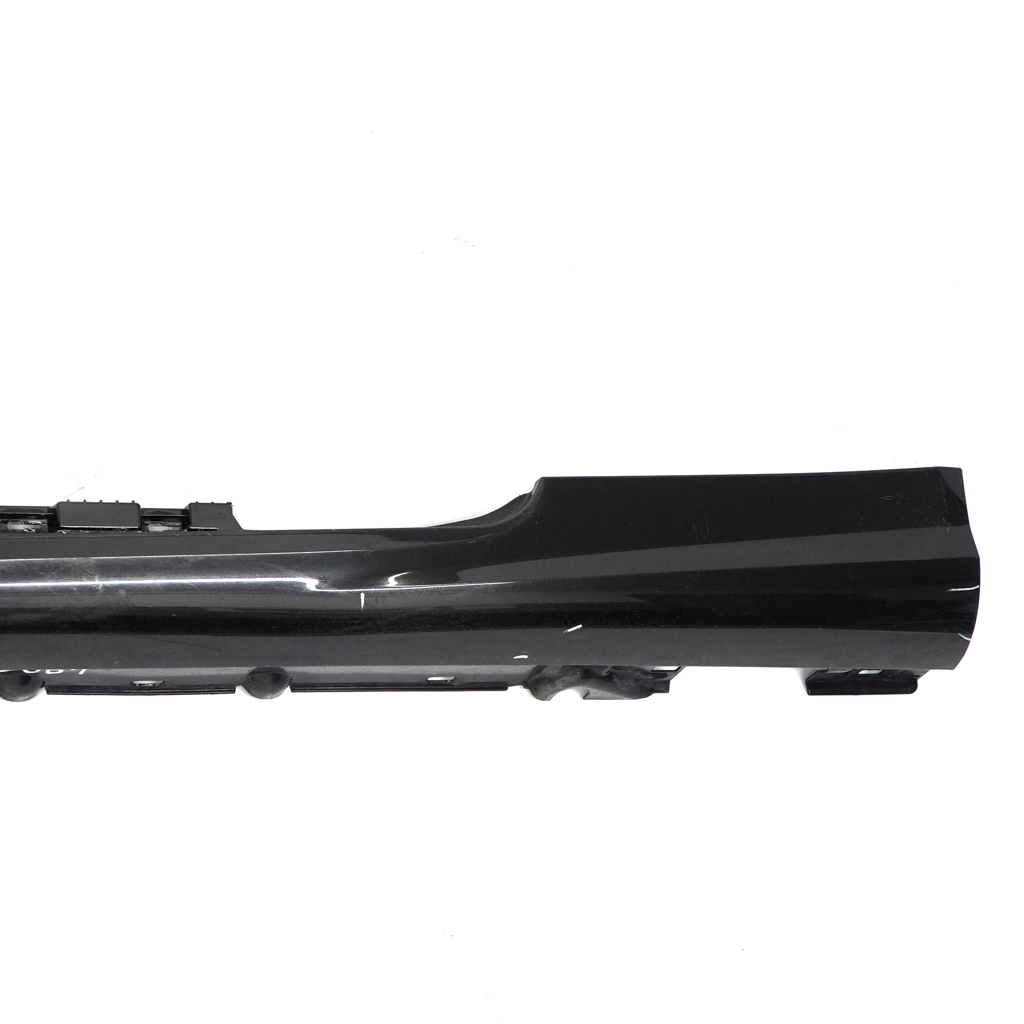 Mercedes W207 Side Skirt AMG Door Sill Cover Left N/S Obsidian Black - 197