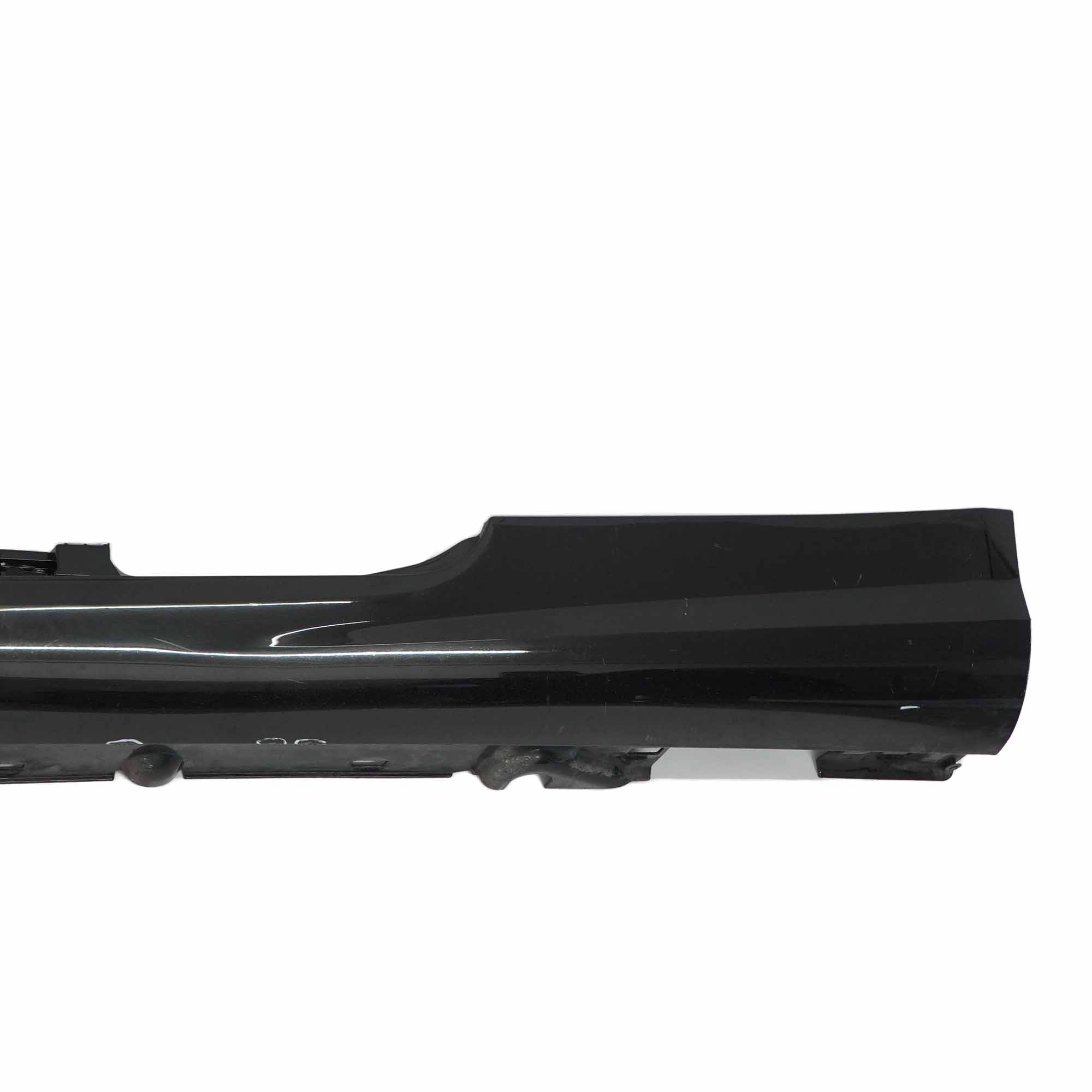 Mercedes W207 Side Skirt AMG Door Sill Cover Left N/S Obsidian Black - 197