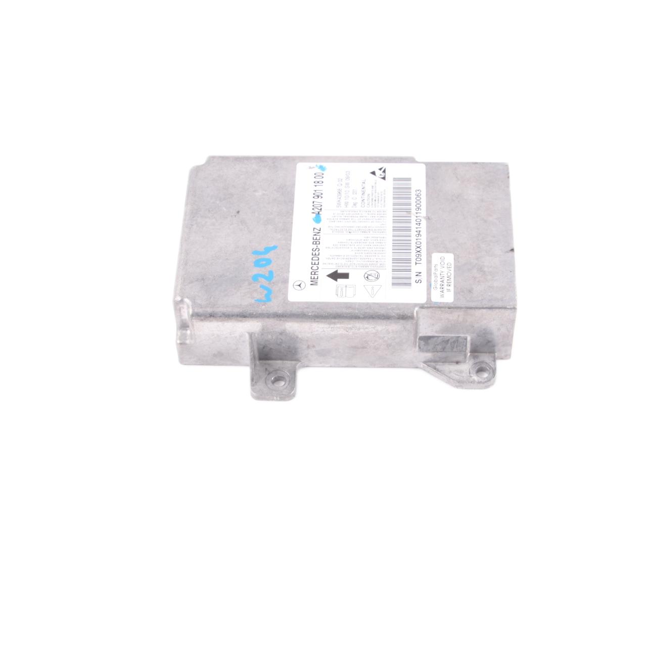 Mercedes W204 W207 Steuergerät ECU Sensor Modul Air SRS Bag A2079011800