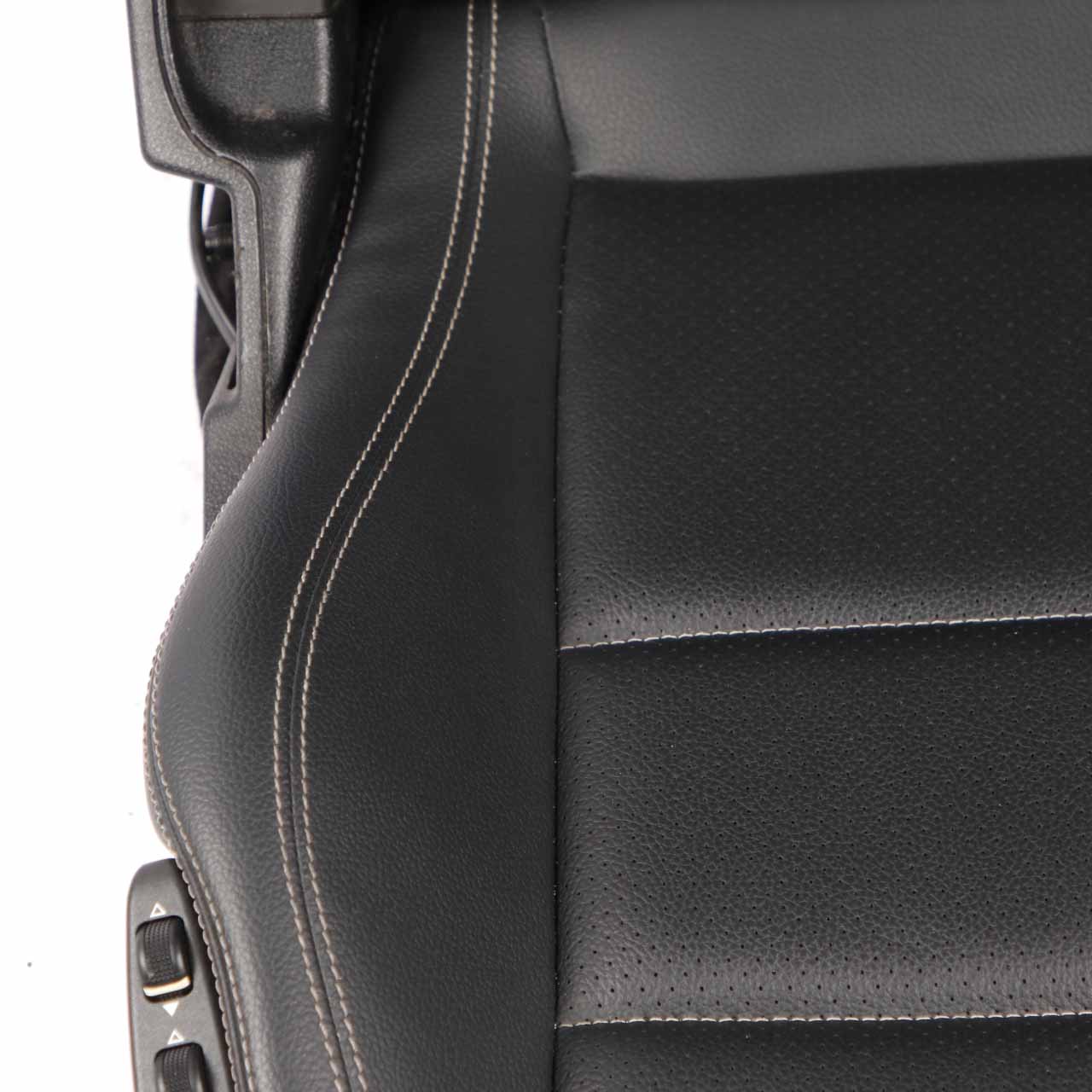 Vorder Sitz Mercedes W207 A207 Coupe Links Beheizt Leder Schwarz Multikontur