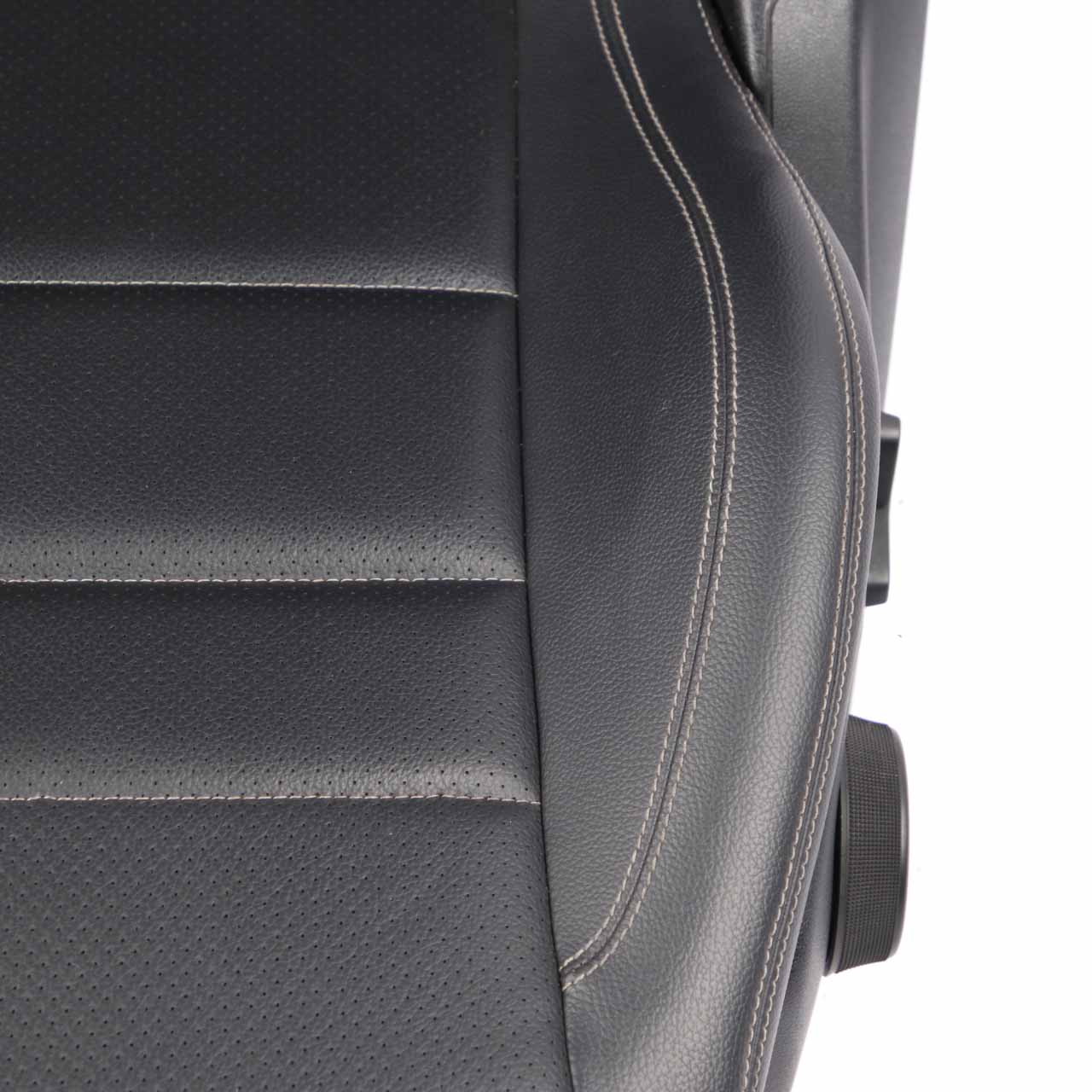 Vorder Sitz Mercedes W207 A207 Coupe Links Beheizt Leder Schwarz Multikontur