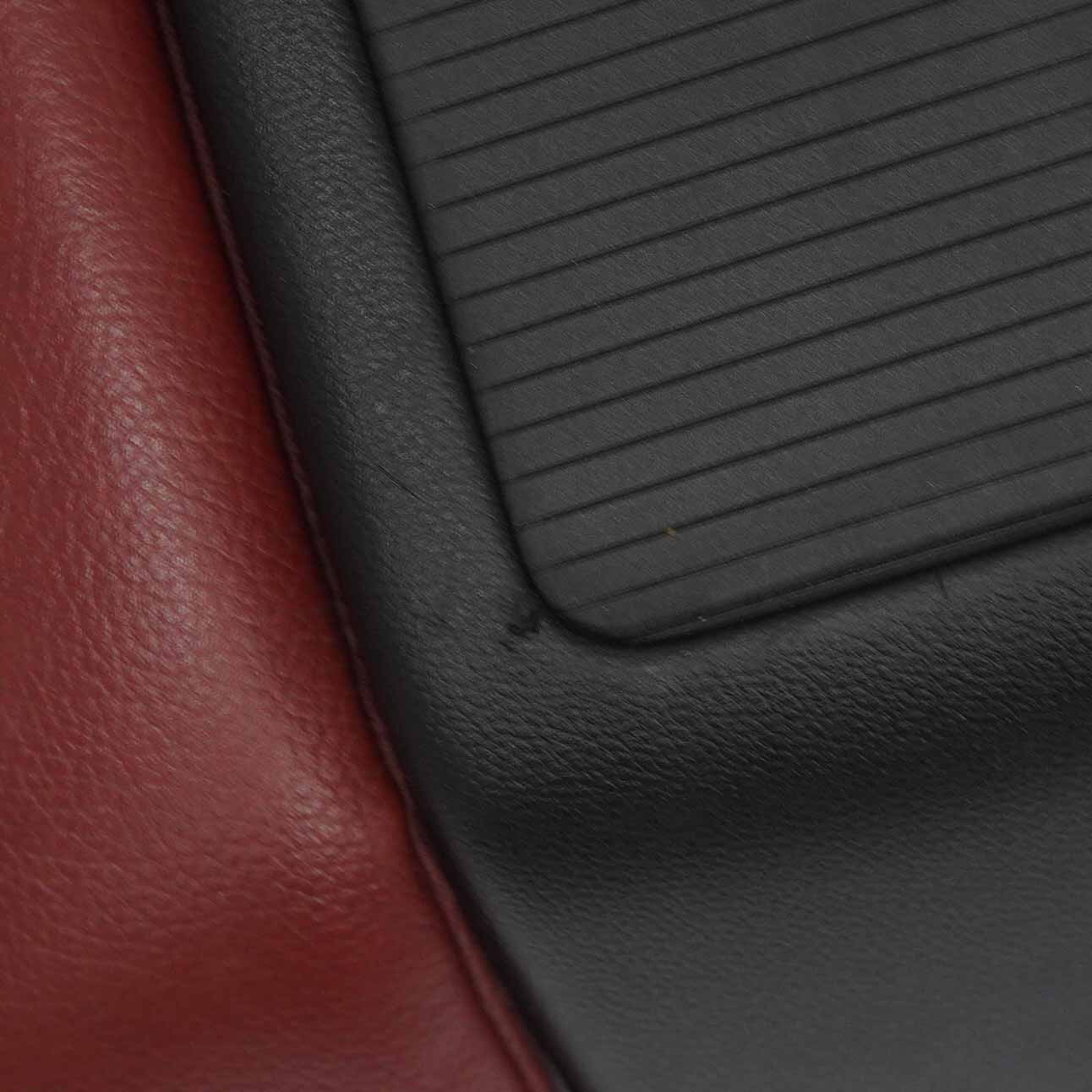 Rücksitzbank Mercedes A207 Cabrio Couch Sitzbezug Rot Leder