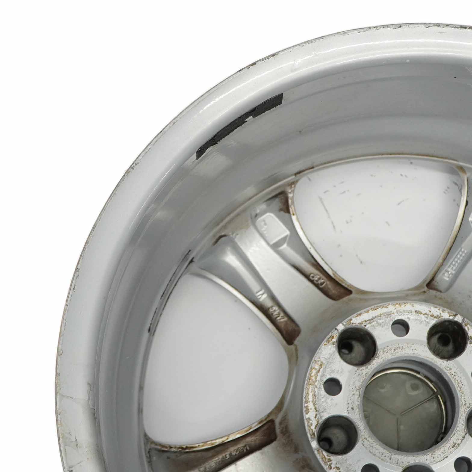 Mercedes W203 W209 Silberne Leichtmetall felge vorne 17" ET:36 7,5J A2094010502