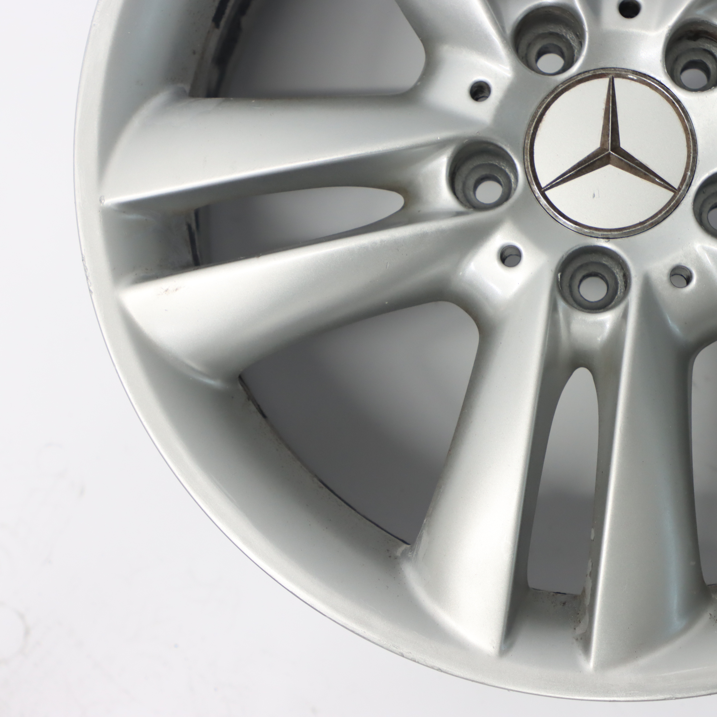 Mercedes C209 Silberne Leicht metall felge 17" 7.5J ET:36 A2094014102