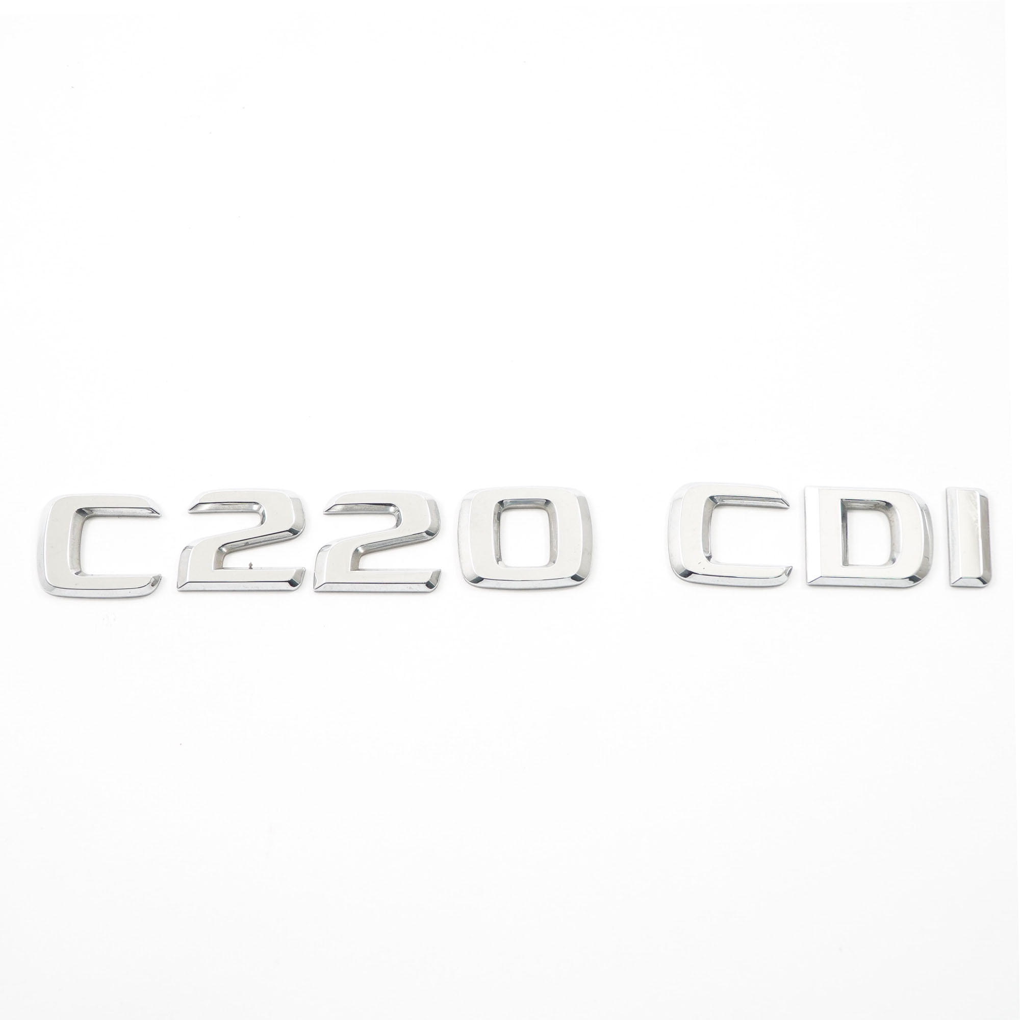 Mercedes W209 Schriftzug Emblem C220 CDI Heckklappe Aufgeklebtes Abzeichen