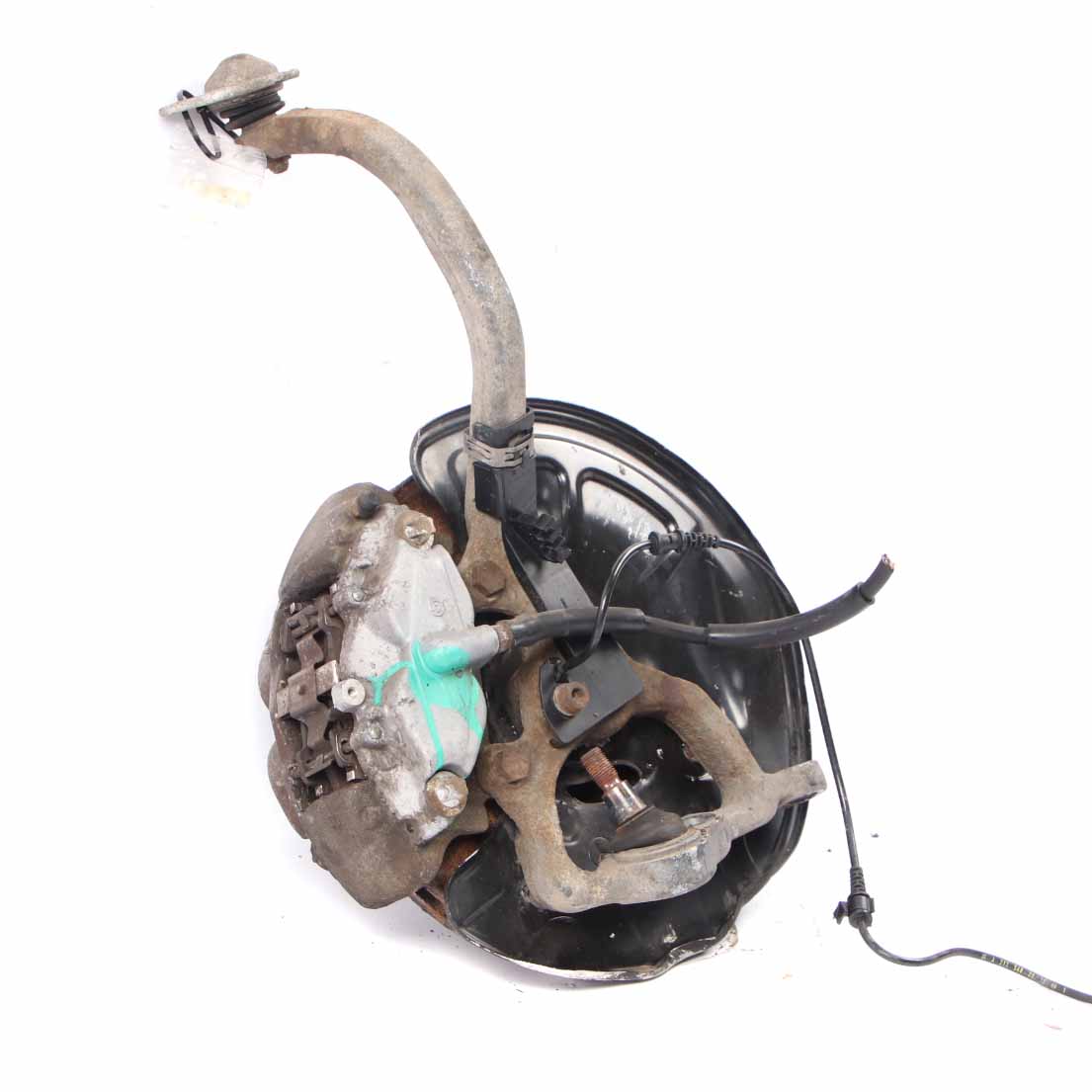 Mercedes W211 W219 350 CDI Vorne Links Aufhängung Bein Bremsscheibe Radnabe