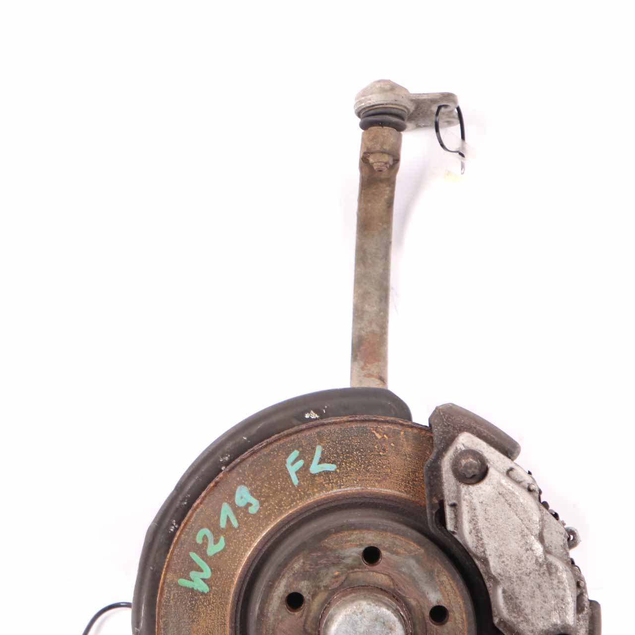 Mercedes W211 W219 350 CDI Vorne Links Aufhängung Bein Bremsscheibe Radnabe