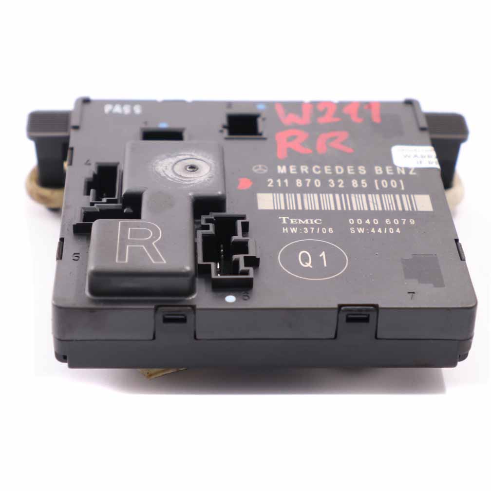 Mercedes W211 Tür modul hinten rechts Steuergerät ECU A2118703285