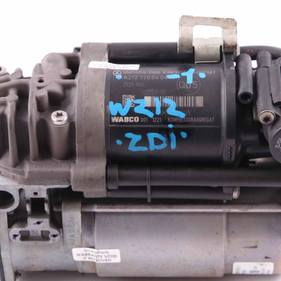 Mercedes W212 Luftkompressor Pumpe Aufhängung Motorsteuergerät A2123200404