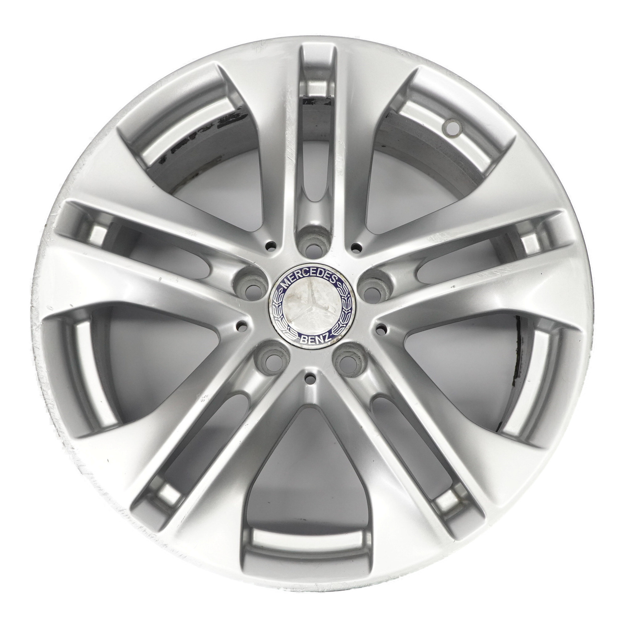 Mercedes W212 Silber Leichtmetallfelge 5-Doppelspeiche 17" ET:48 8J A2124010902