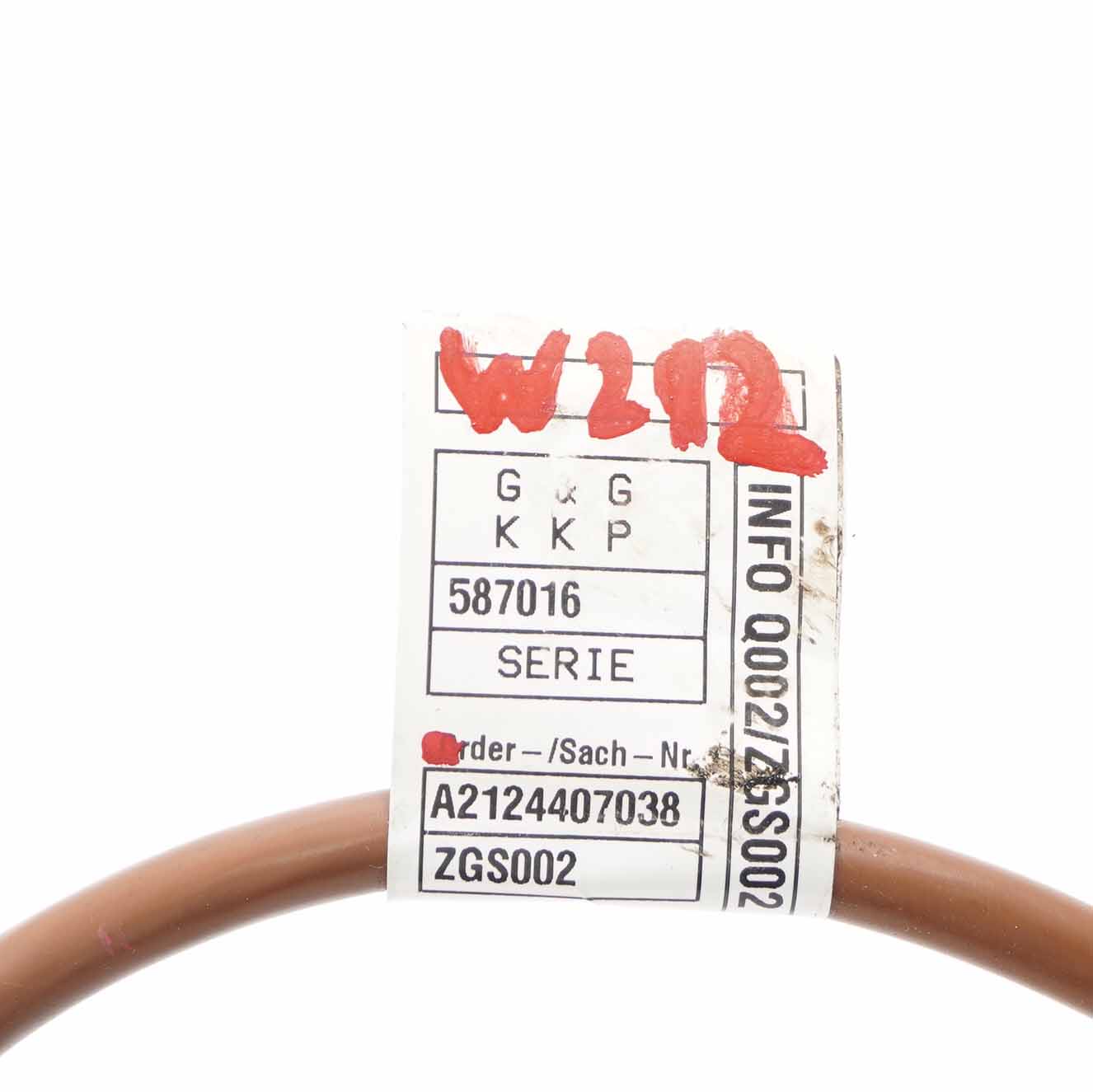 Negatives Kabel Mercedes W212 Batterie Masse Kabelbaum A2124407038