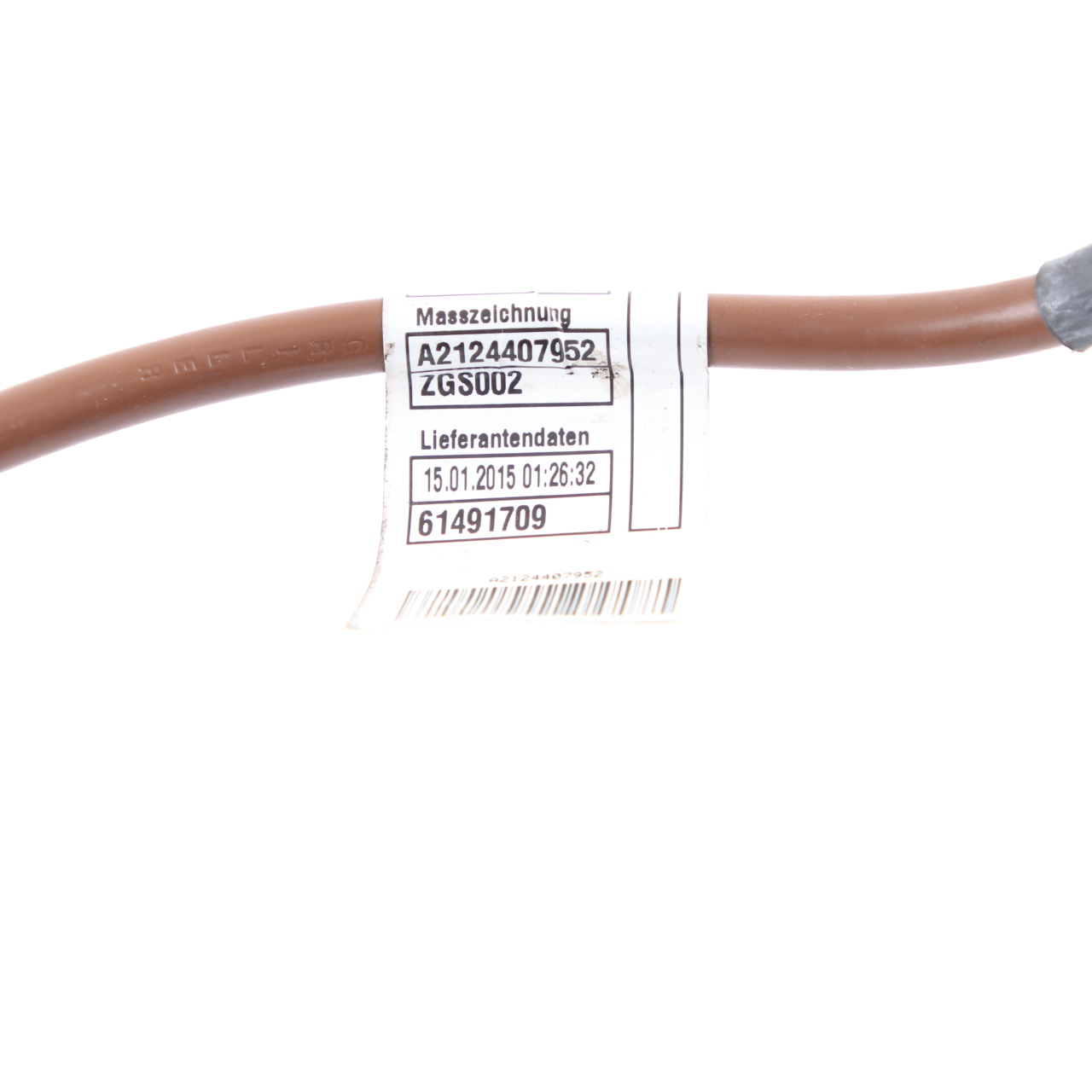 Mercedes W212 W218 Battery Cable Negative Lead Terminal Harness A2124407952