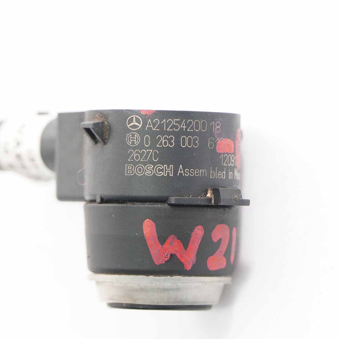 Mercedes W169 W245 W204 W212 PDC Parkdistanzsensor Vorne Obsidian Schwarz 197