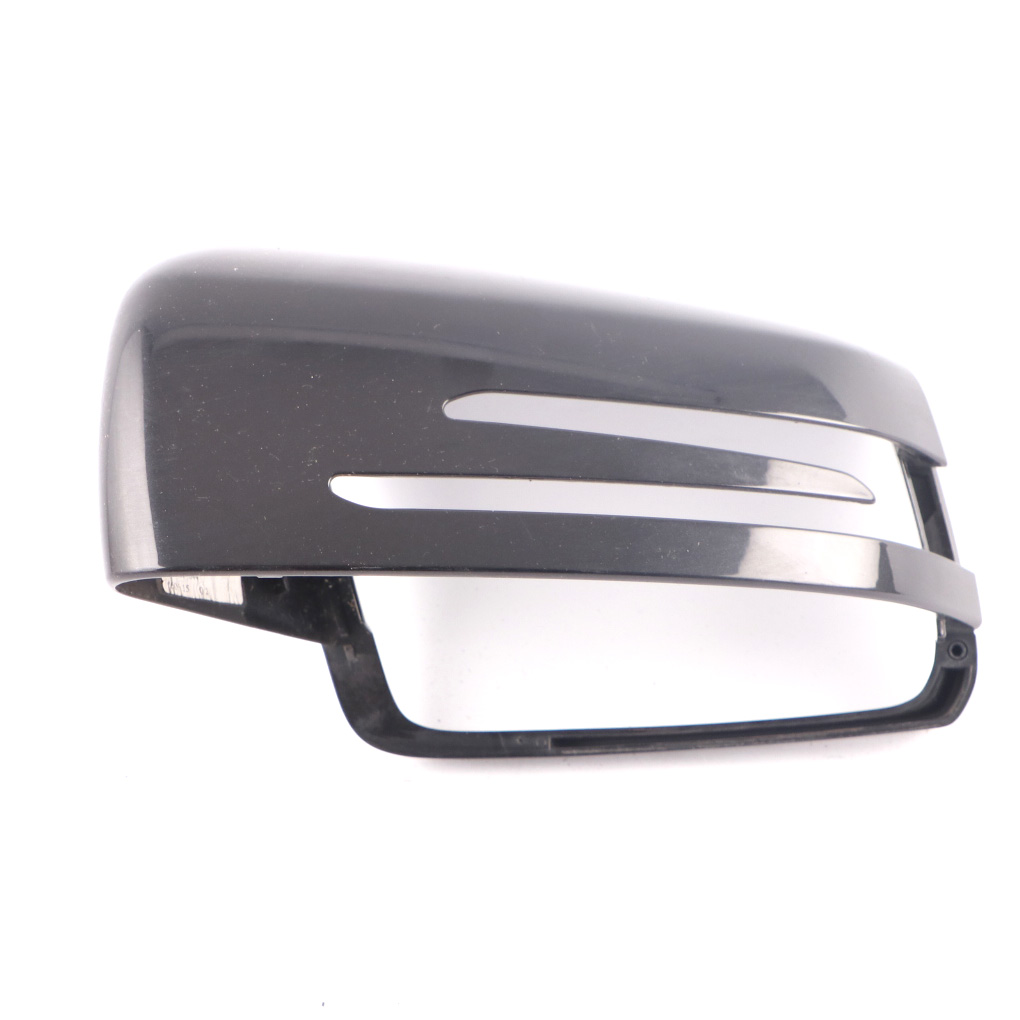 Wing Mirror Cover Mercedes W204 W212 Left N/S Door Housing Obsidian Black 197