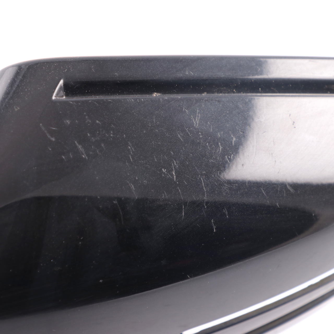 Wing Mirror Cover Mercedes W204 W212 Left N/S Door Housing Obsidian Black 197