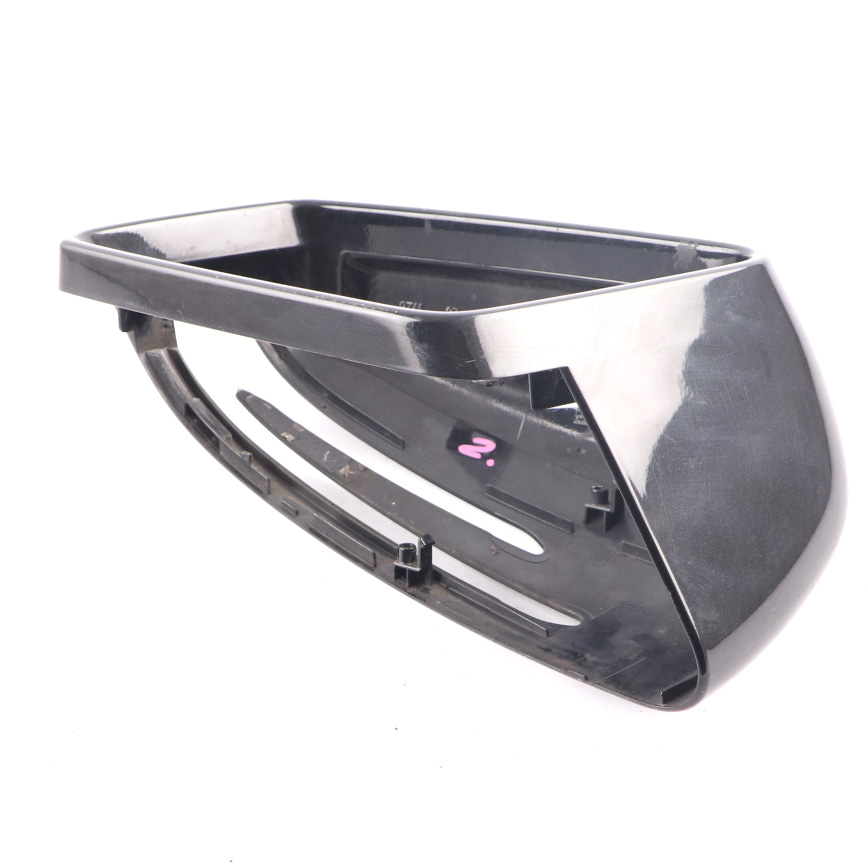 Wing Mirror Cover Mercedes W204 W212 Left N/S Door Housing Obsidian Black 197