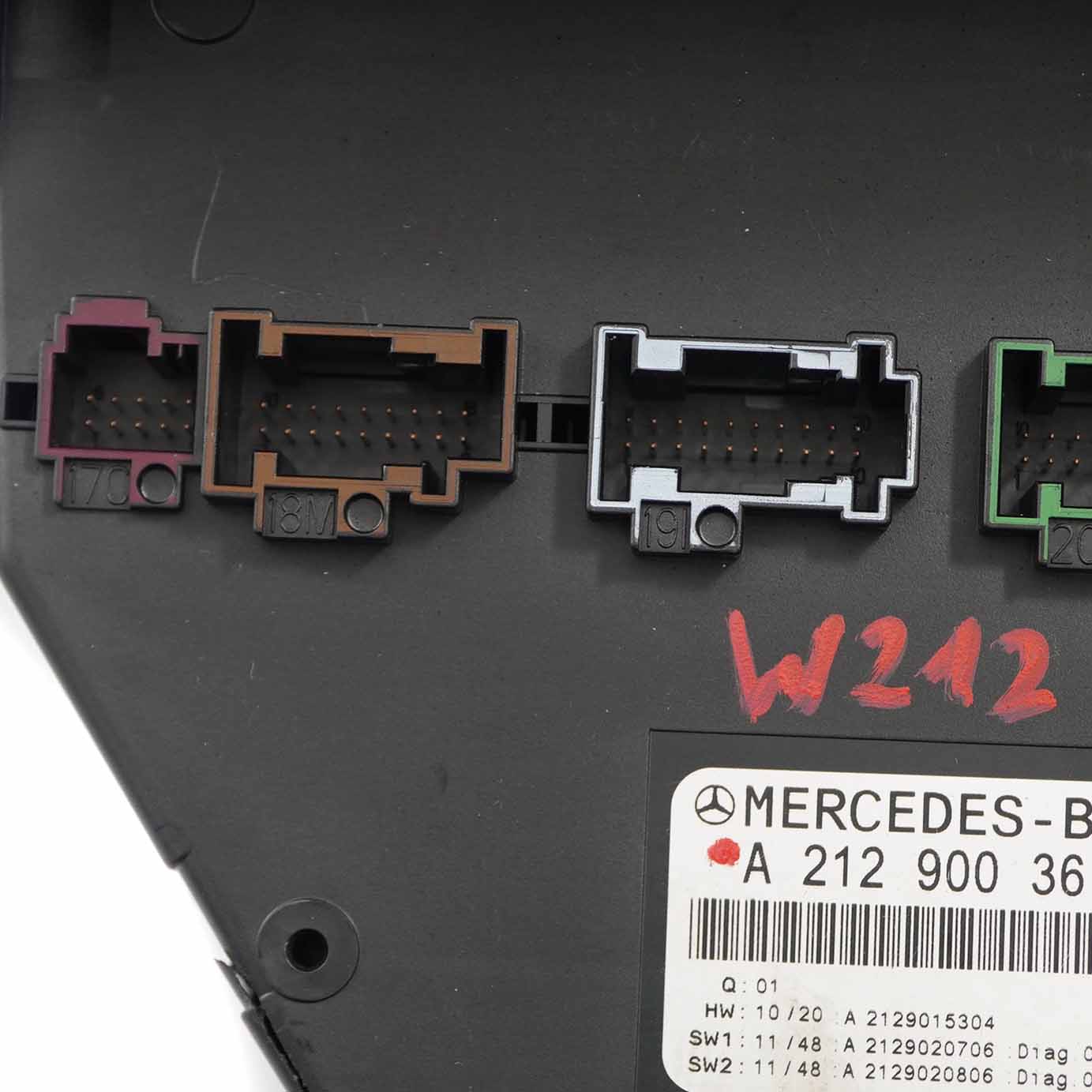 Sicherungskasten Mercedes W212 Steuergerät Elektromodul SAM A2129003614