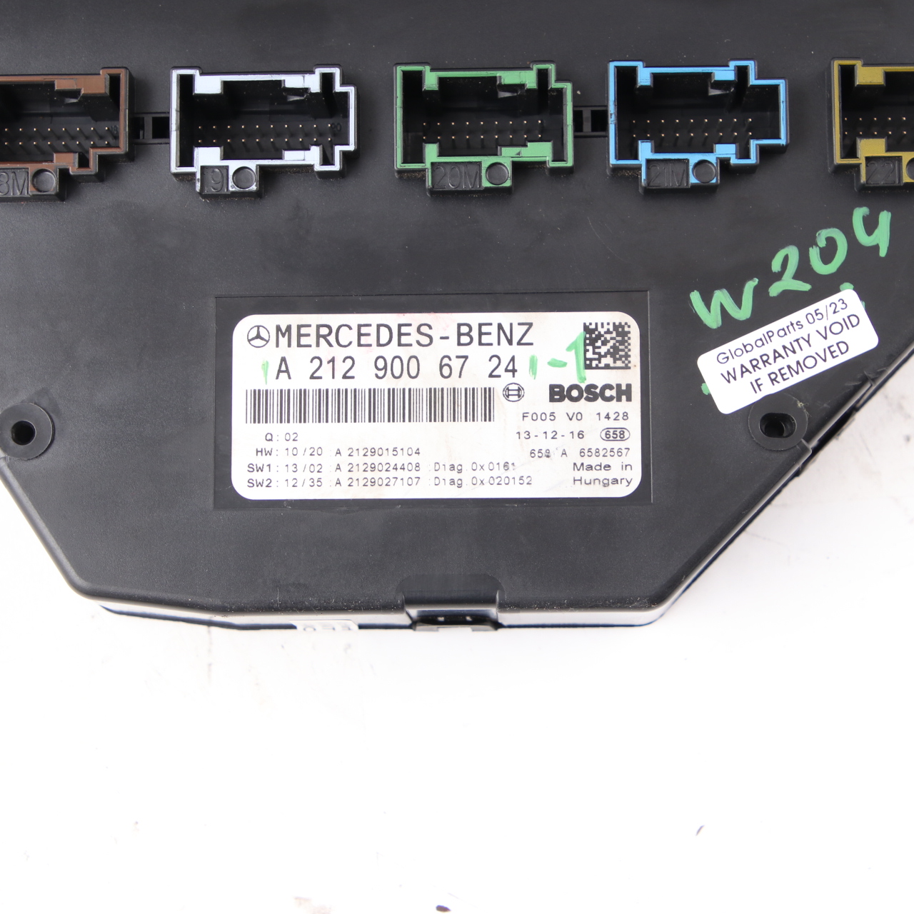 Sicherungskasten Mercedes W204 S204 W212 SAM Steuergerät Modul A2129006724