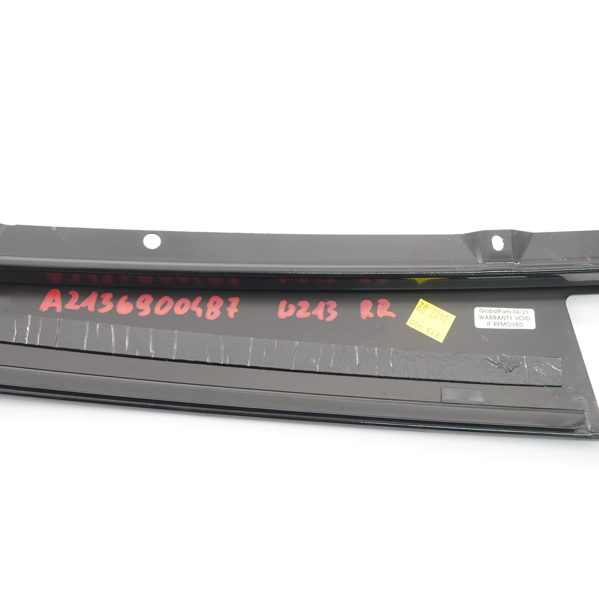 Mercedes W213 Finisher Fenstersäulenabdeckung hinten rechts glanz A2136900487