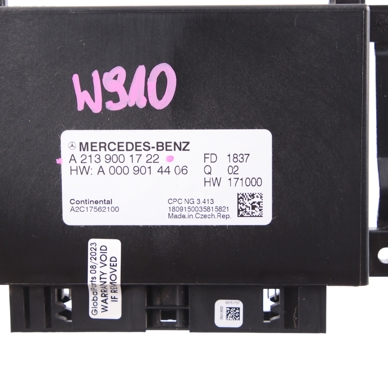 Mercedes W213 W907 Getriebe Steuergerät Modul ECU A2139001722