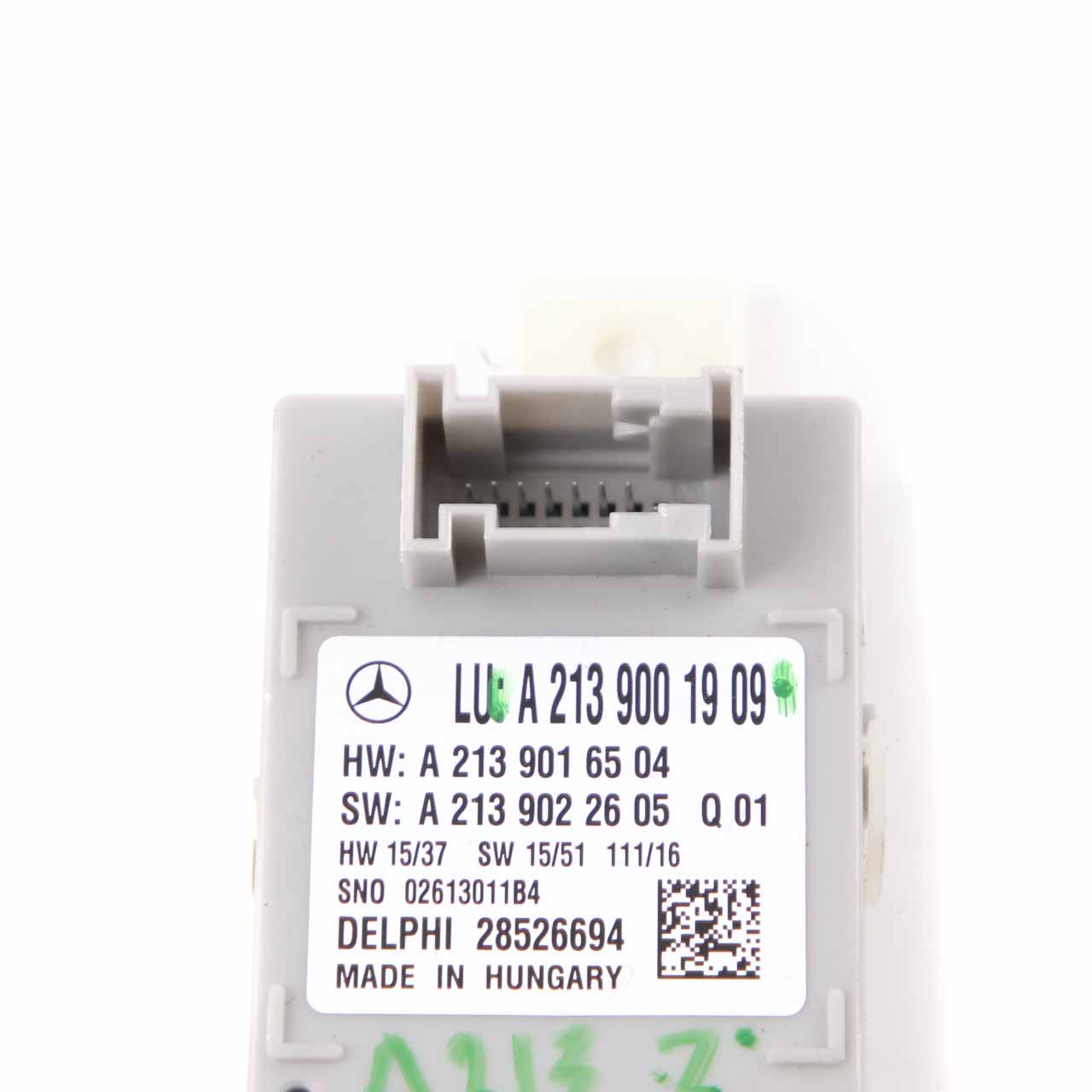 Mercedes W213 Umgebungsbeleuchtung Steuergerät Modul ECU A2139001909