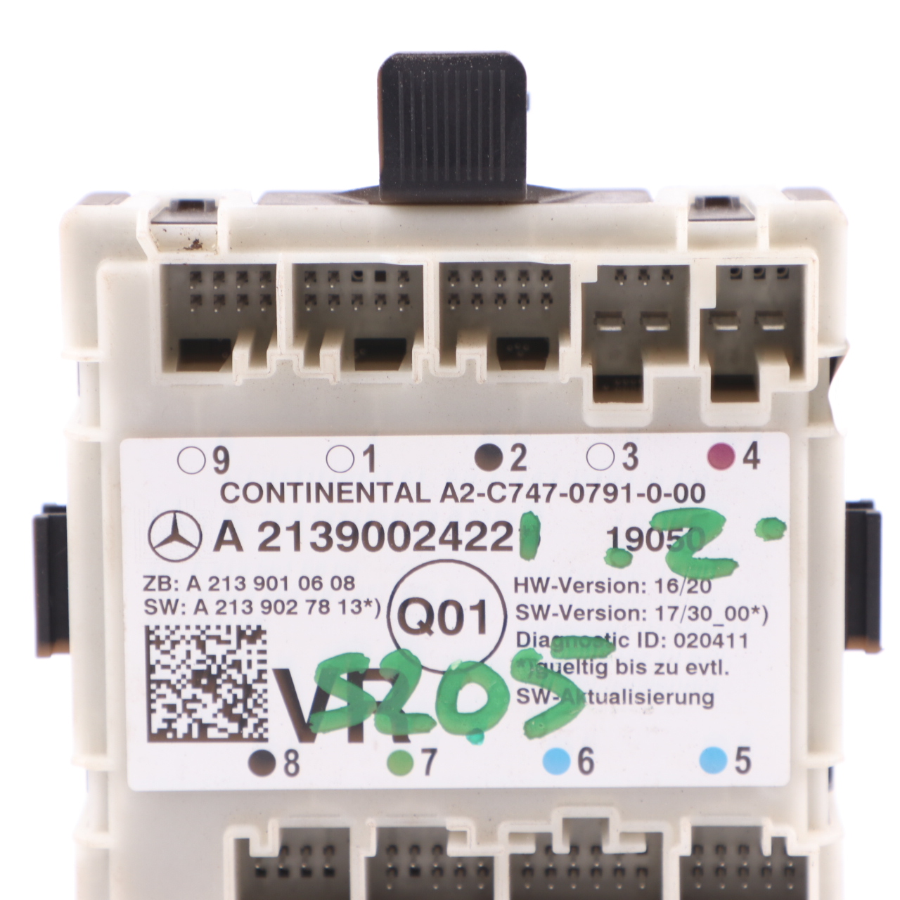 Mercedes S205 Türmodul Vordertür rechts Steuermodul Einheit A2139002422