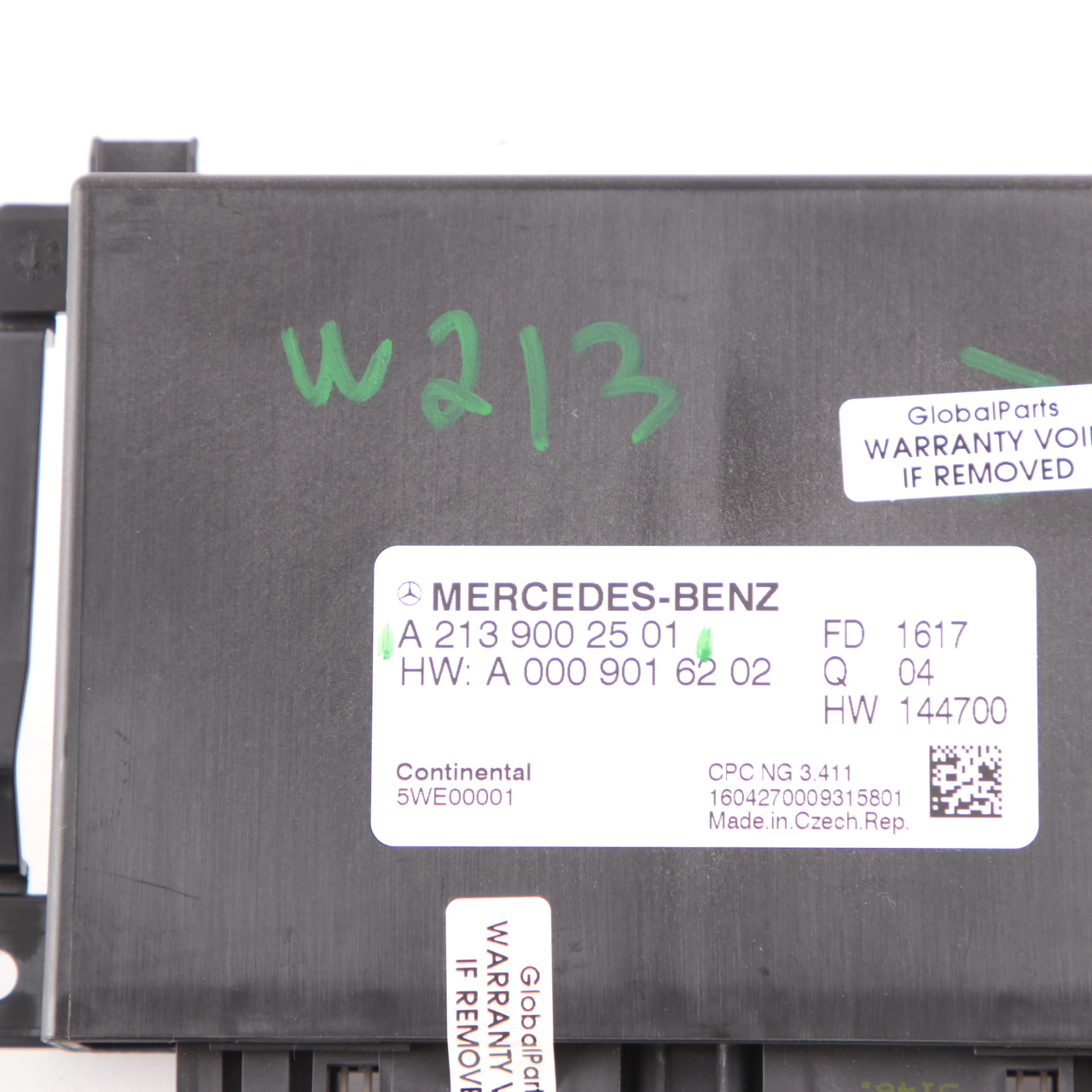 Mercedes W213 OM654.920 Automatikgetriebe Steuergerät Modul A2139002501