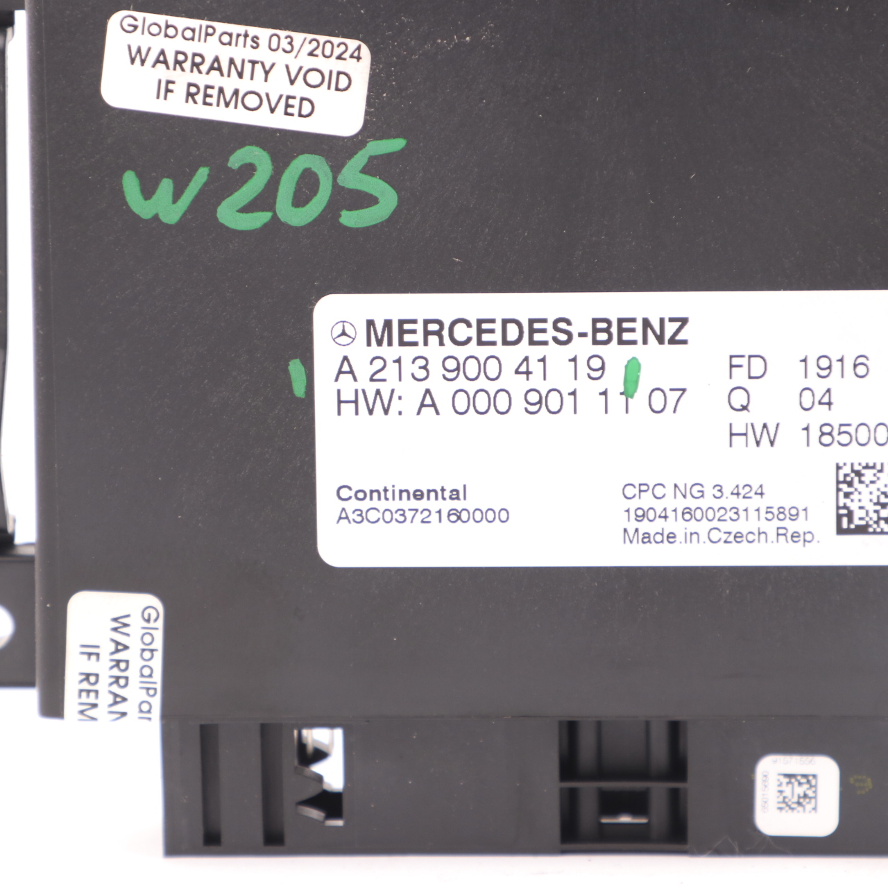 Modul Mercedes W205 Antriebsstrang Getriebesteuerungsmodul Einheit A2139004119