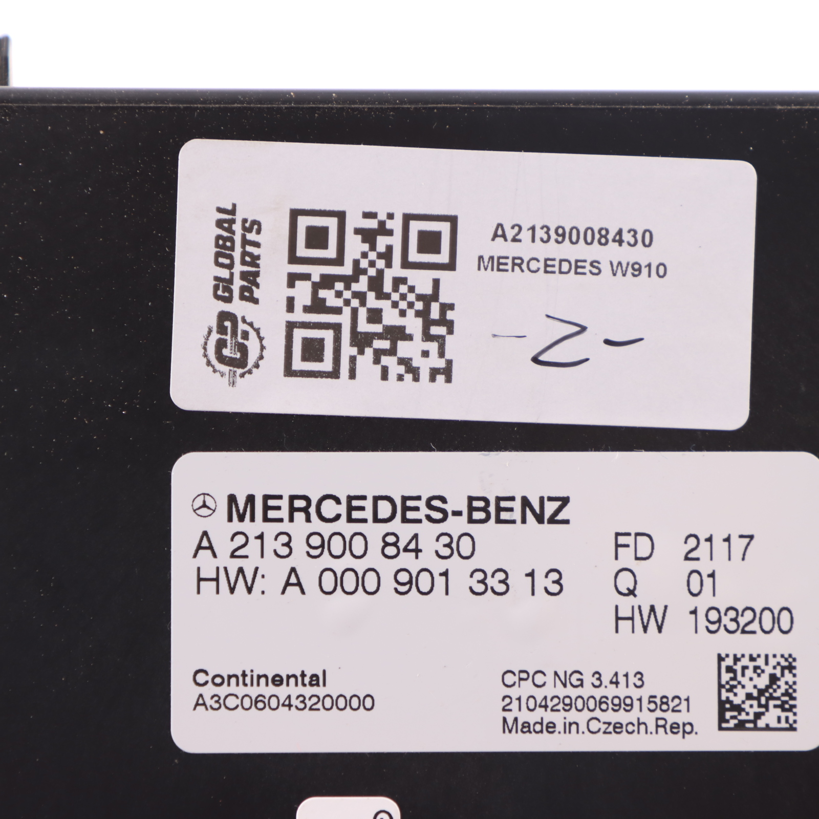 Mercedes W910 Getriebe steuerungs modul A2139008430