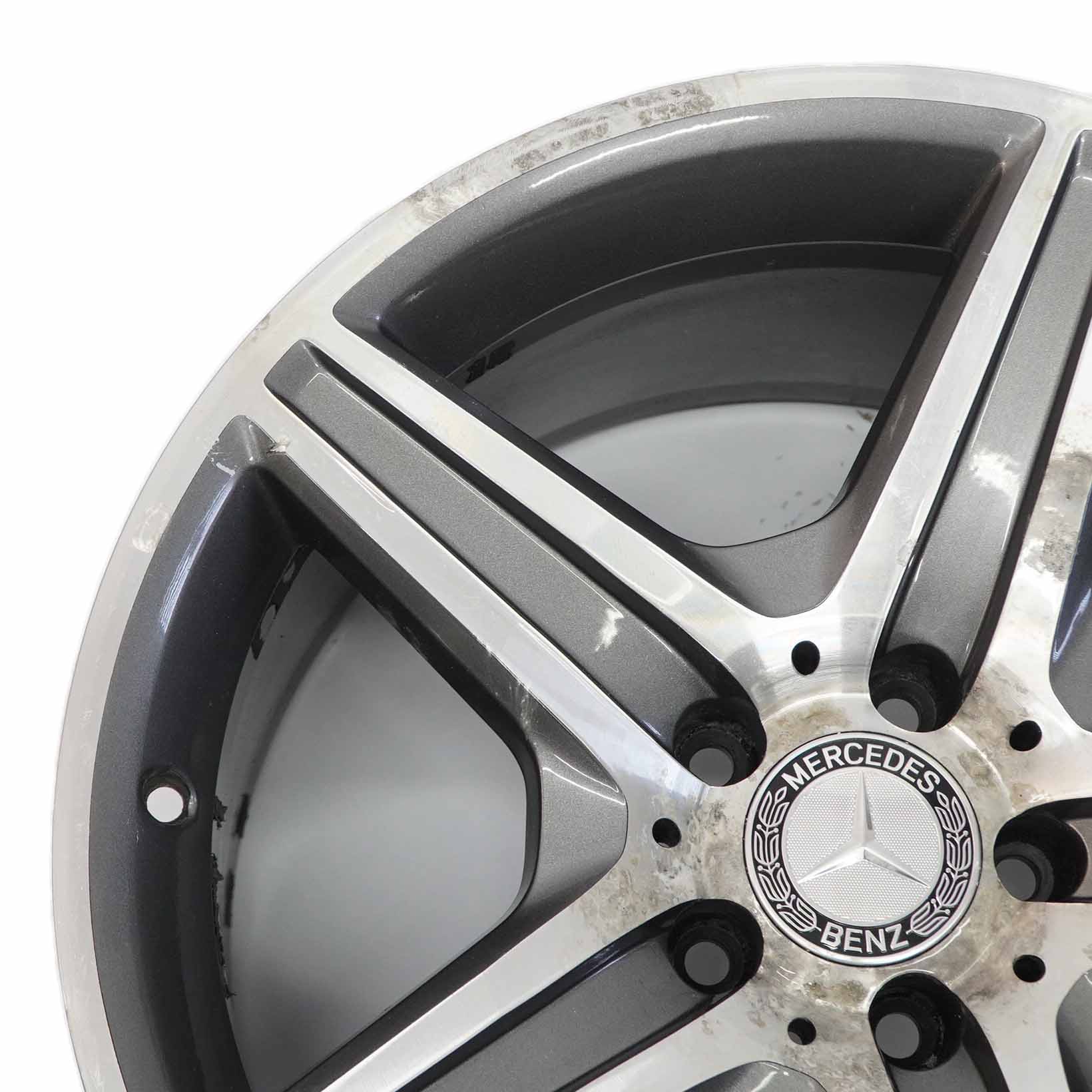 Mercedes W218 5 Speichen AMG Leichtmetallfelge 19" ET:37 9J A2184011802