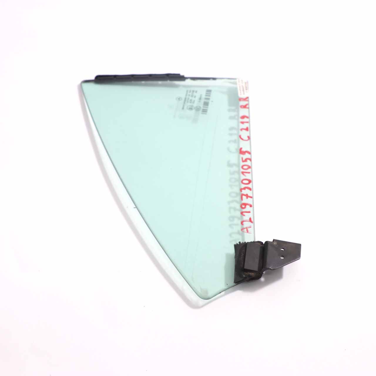 Mercedes C219 Window Glass Rear Door Right O/S Quarter Green AS2 A2197301055