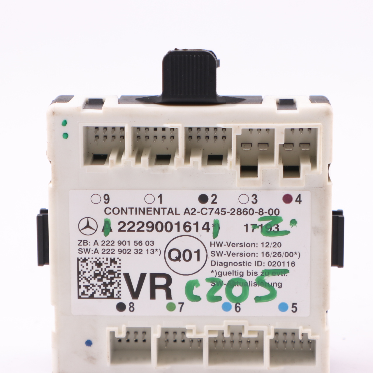 Modul Mercedes C205 Vordertür rechts Steuermodul Einheit A2229001614